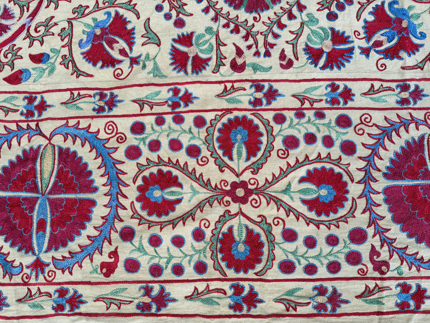 Suzani Hand Embroidered Silk