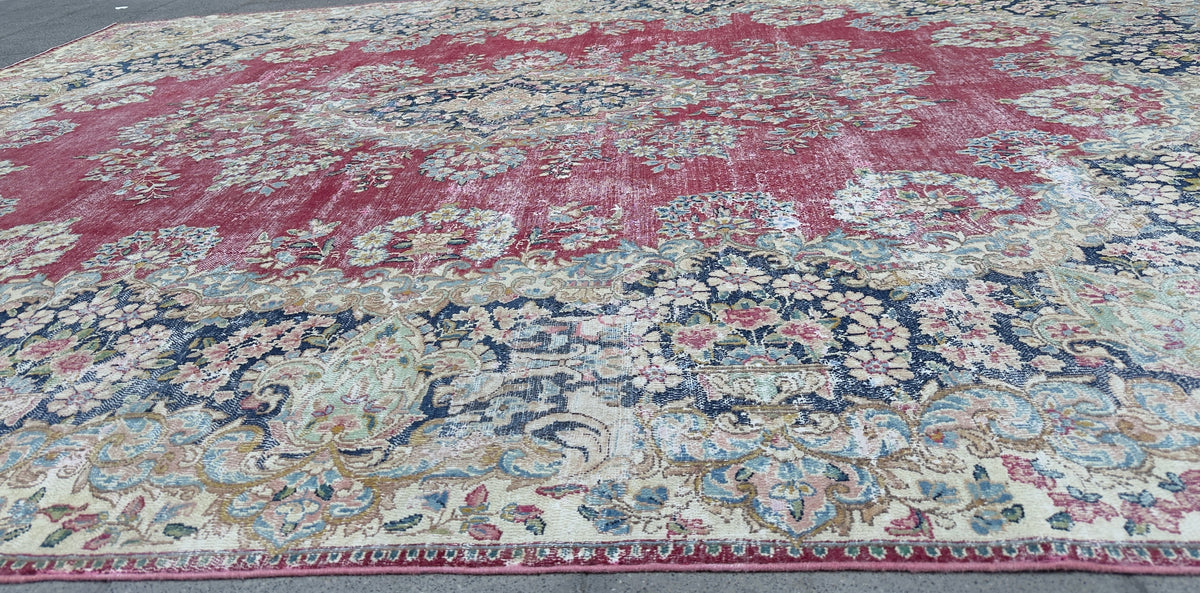 Vintage overdyed Rug (345x245cm)