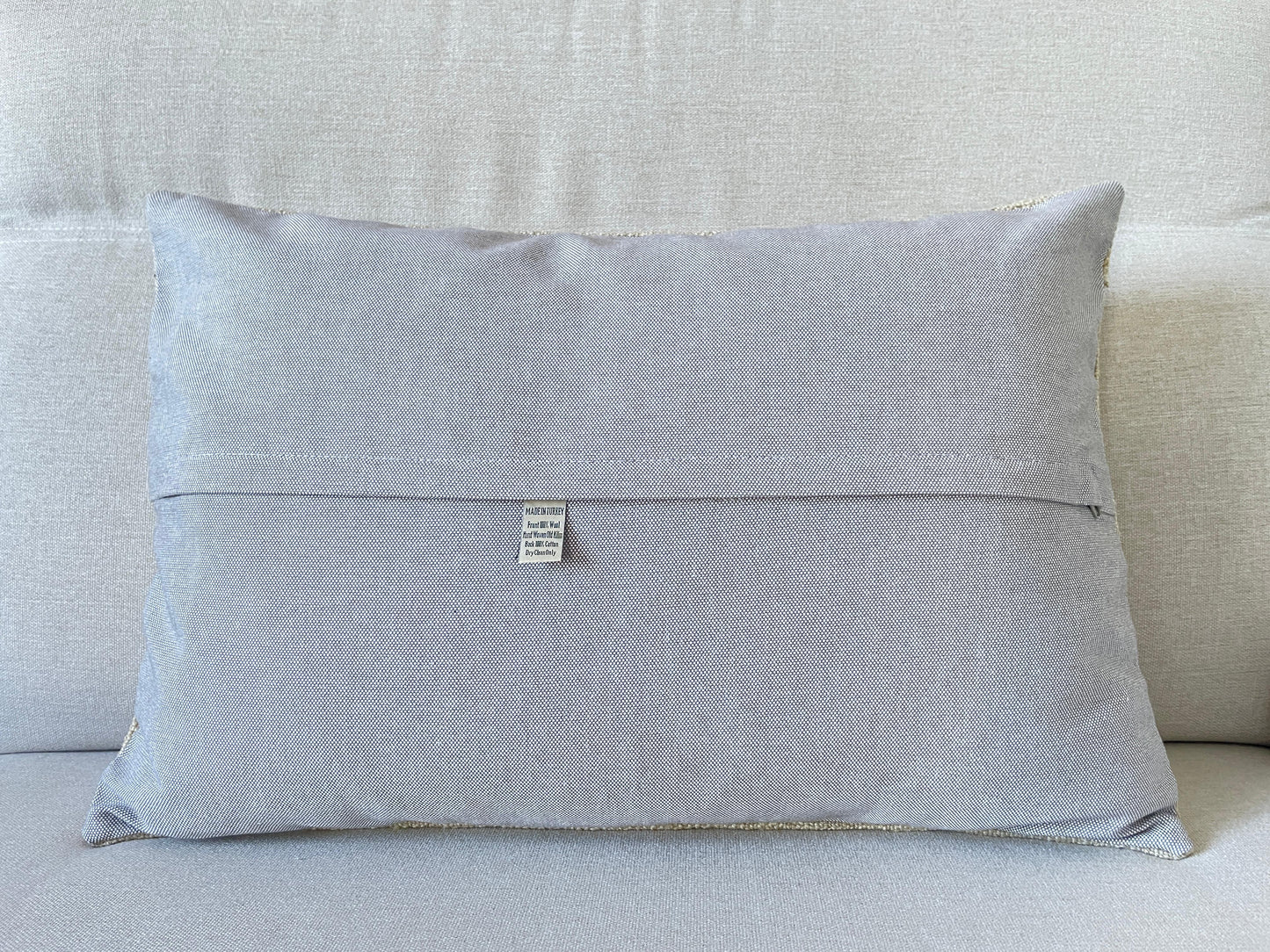 Hemp Hand woven Kilim cushion cover (60x40cm)