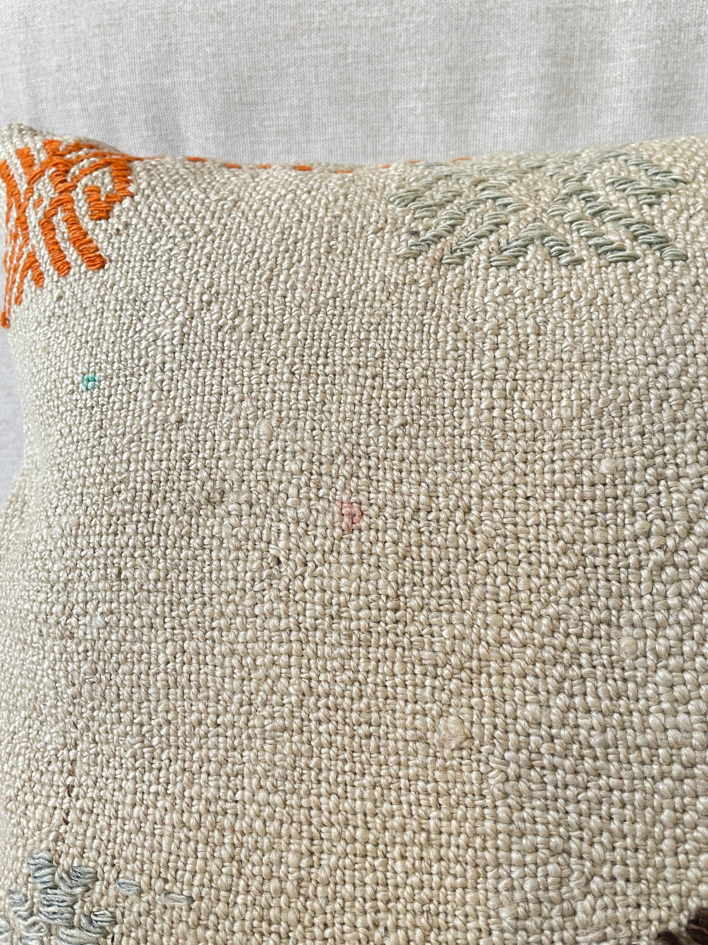 Hemp Hand woven Kilim cushion cover (60x40cm)