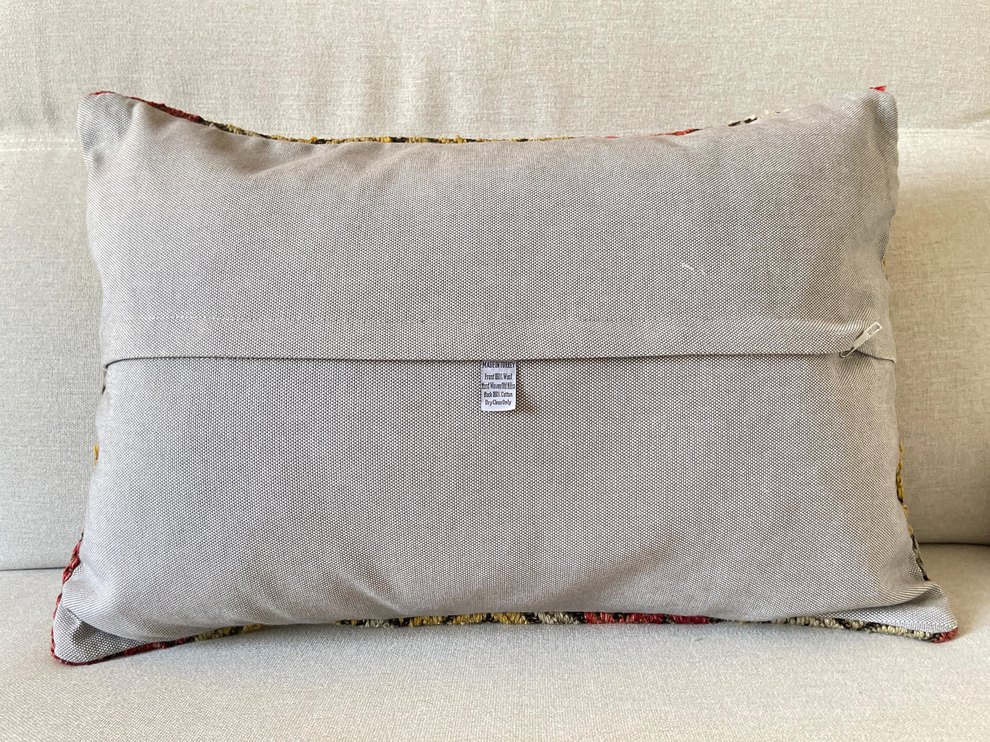 Hand woven Kilim cushion cover (60x40cm)