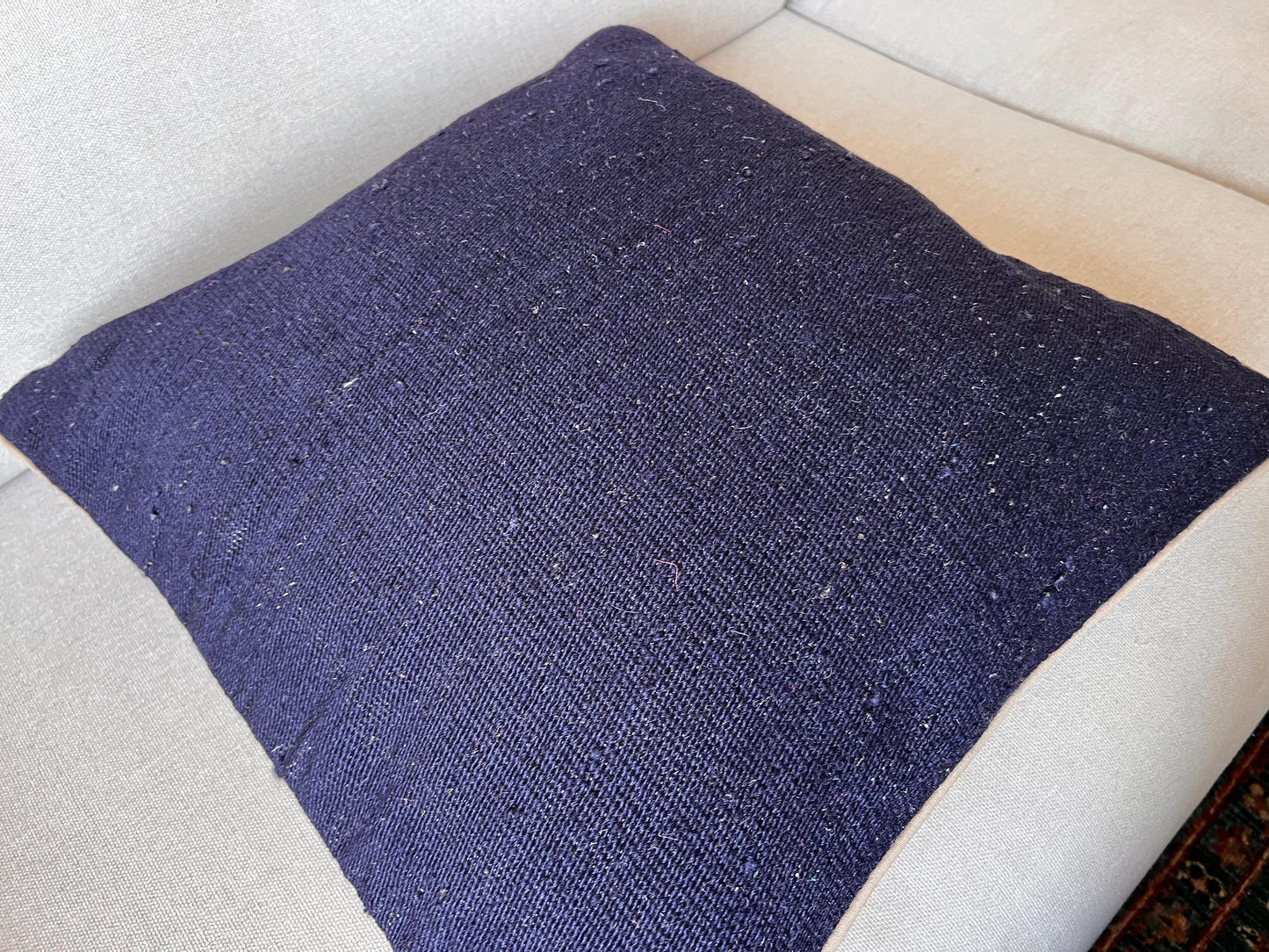 Hand woven Kilim cushion cover (50x50cm).