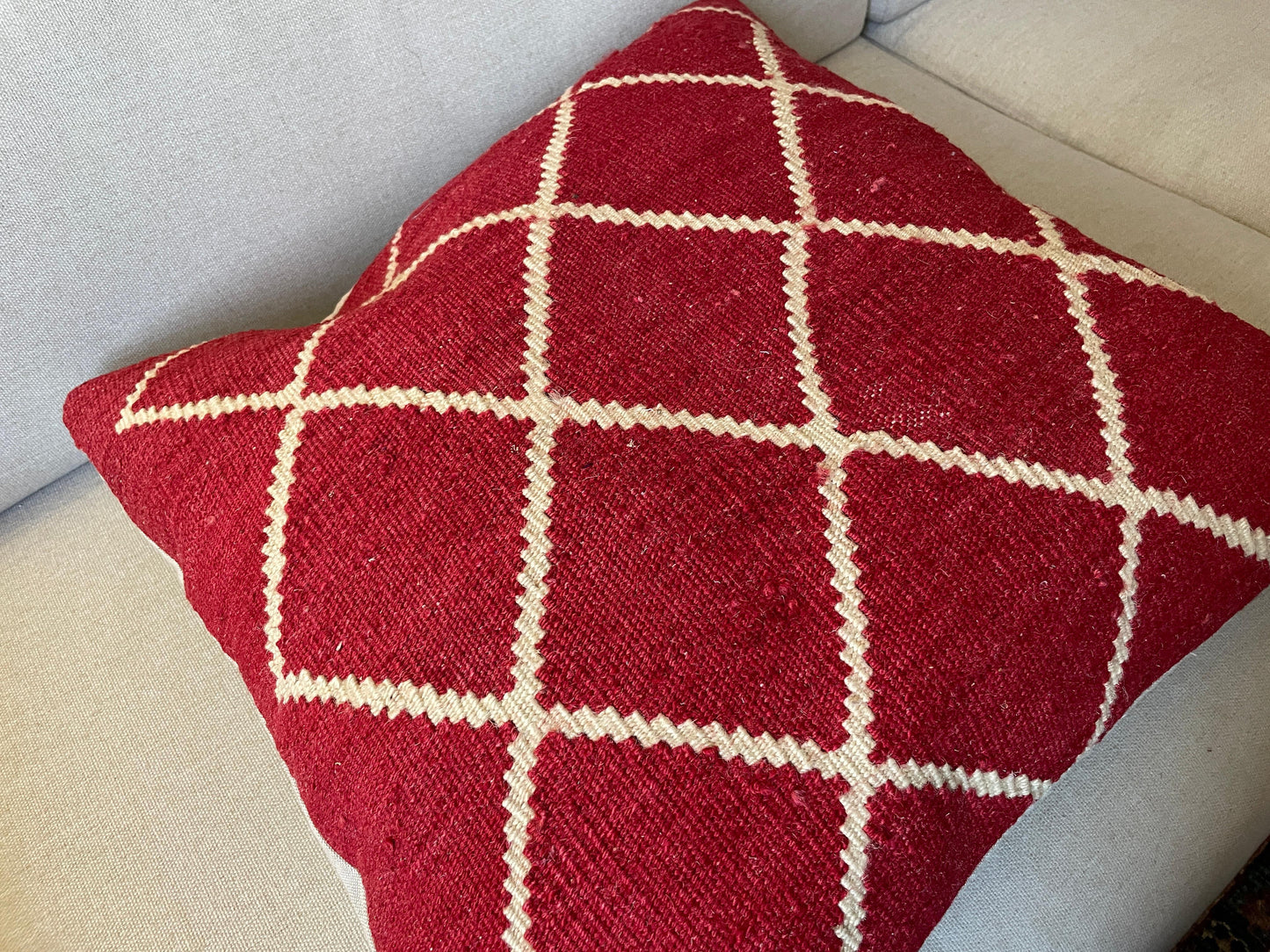 Hand woven Kilim cushion cover (50x50cm)