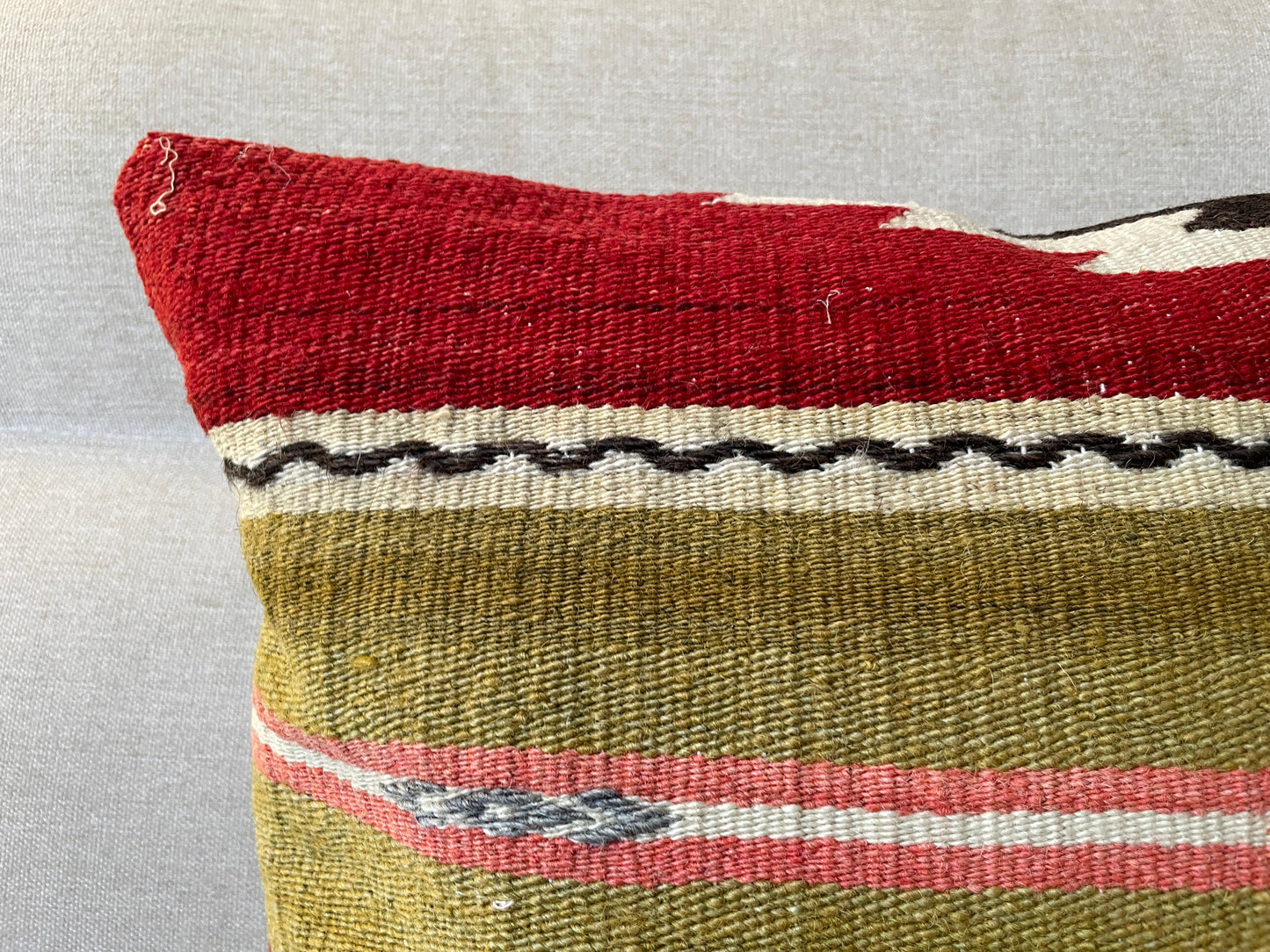 Hand woven Kilim cushion cover (50x50cm)