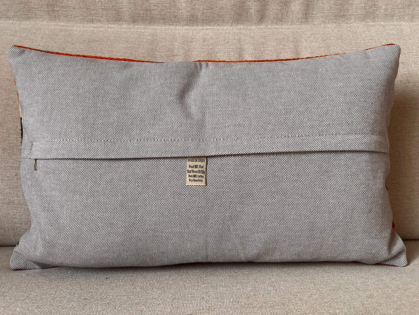 Hand woven Kilim cushion cover (50x30cm)