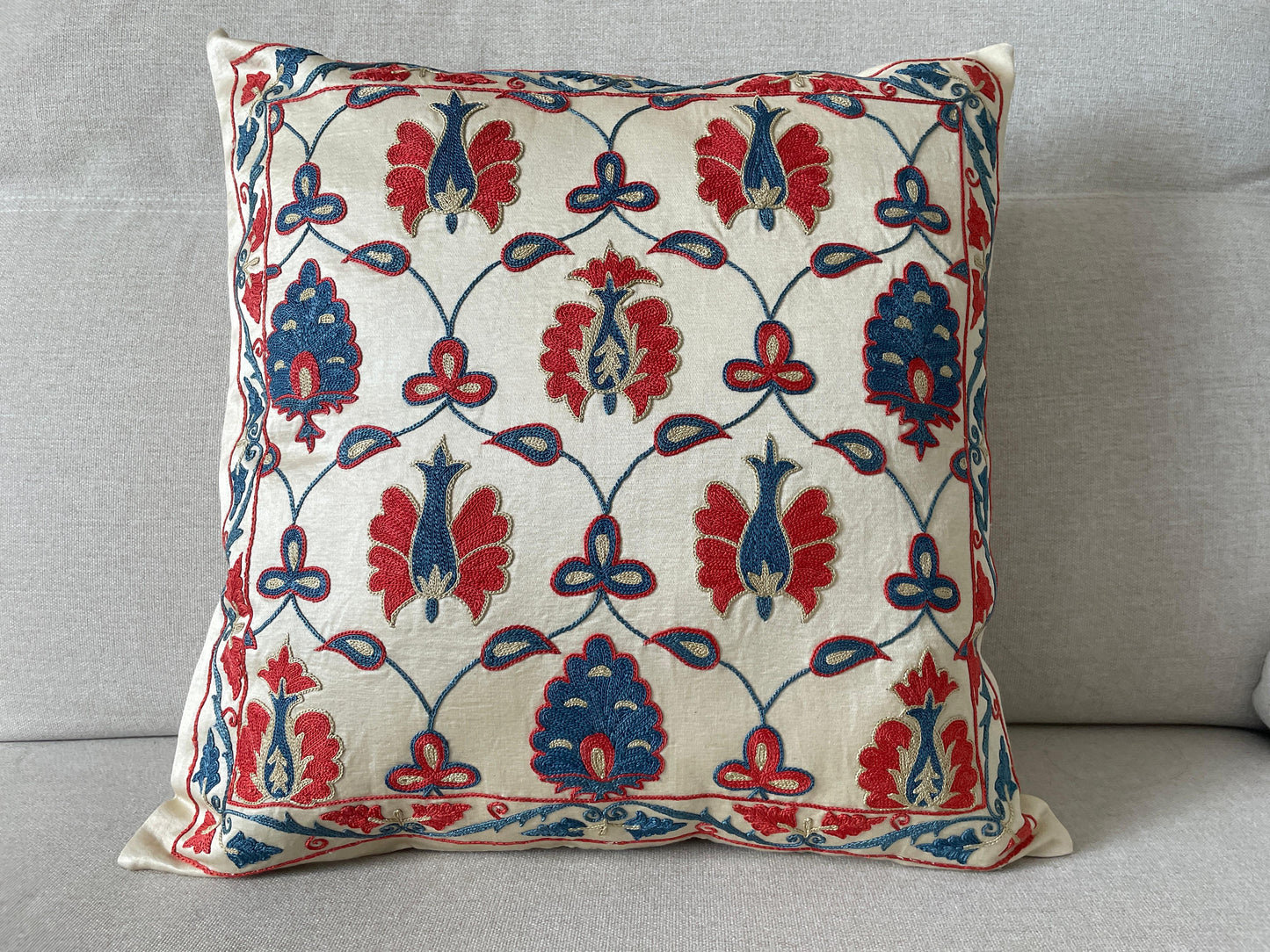 Suzani Pure Silk cushion