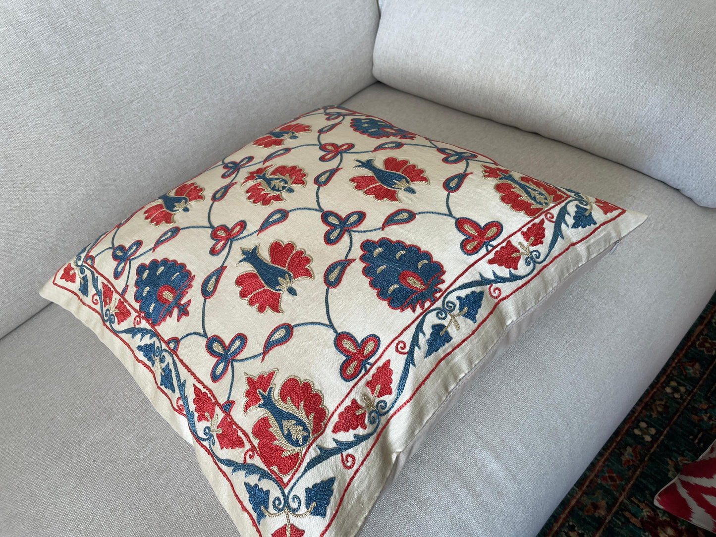 Suzani Pure Silk cushion