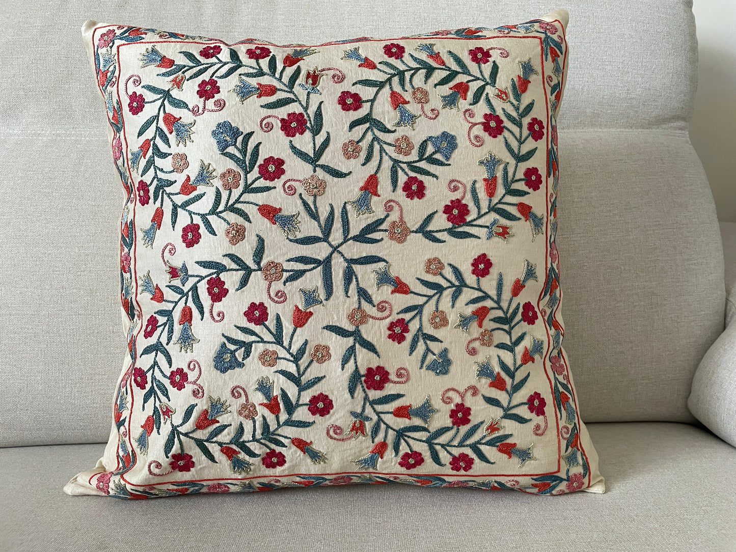 Suzani Pure Silk cushion