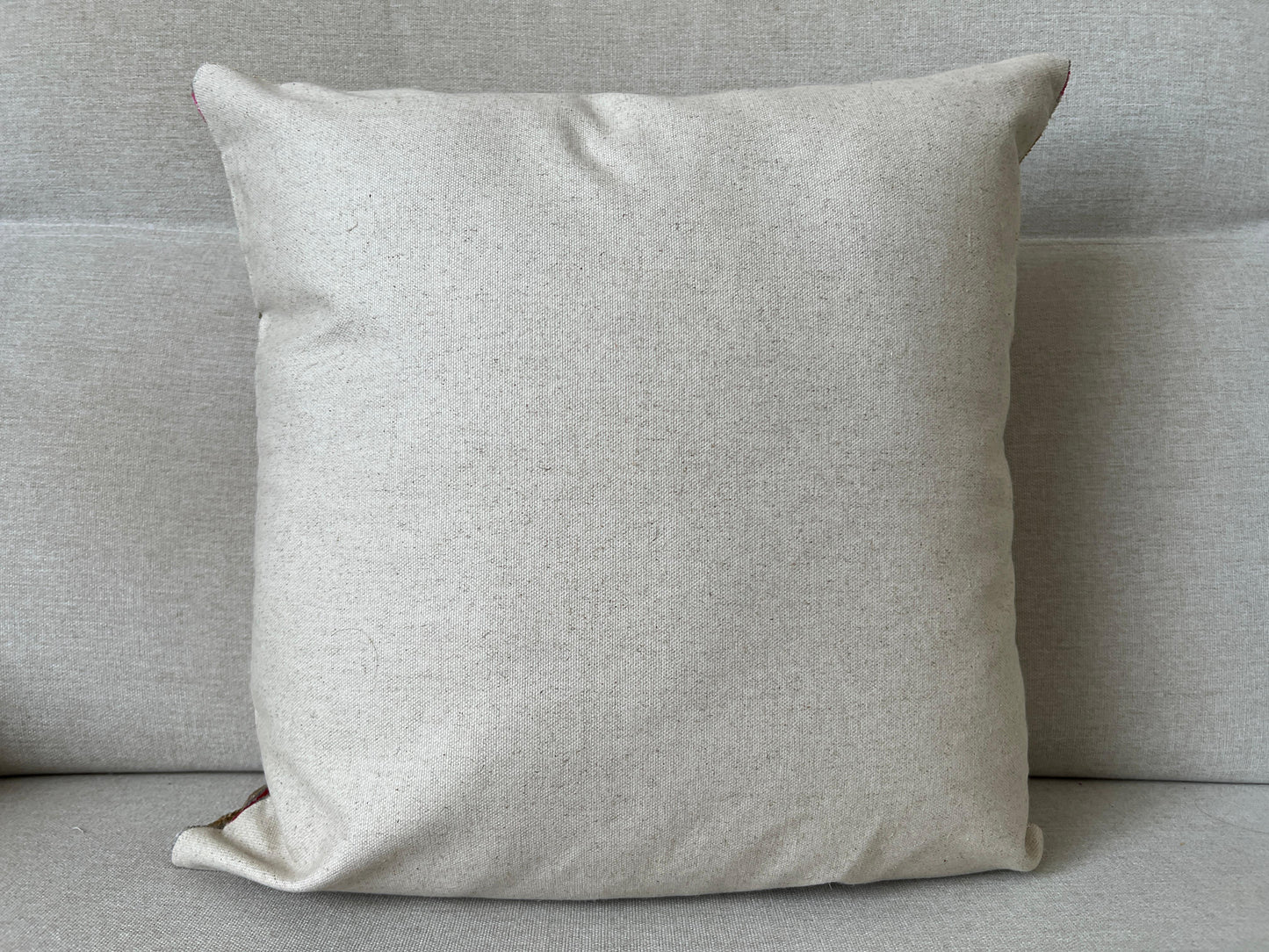 Ikat Velvet silk cushion 50x50cm.