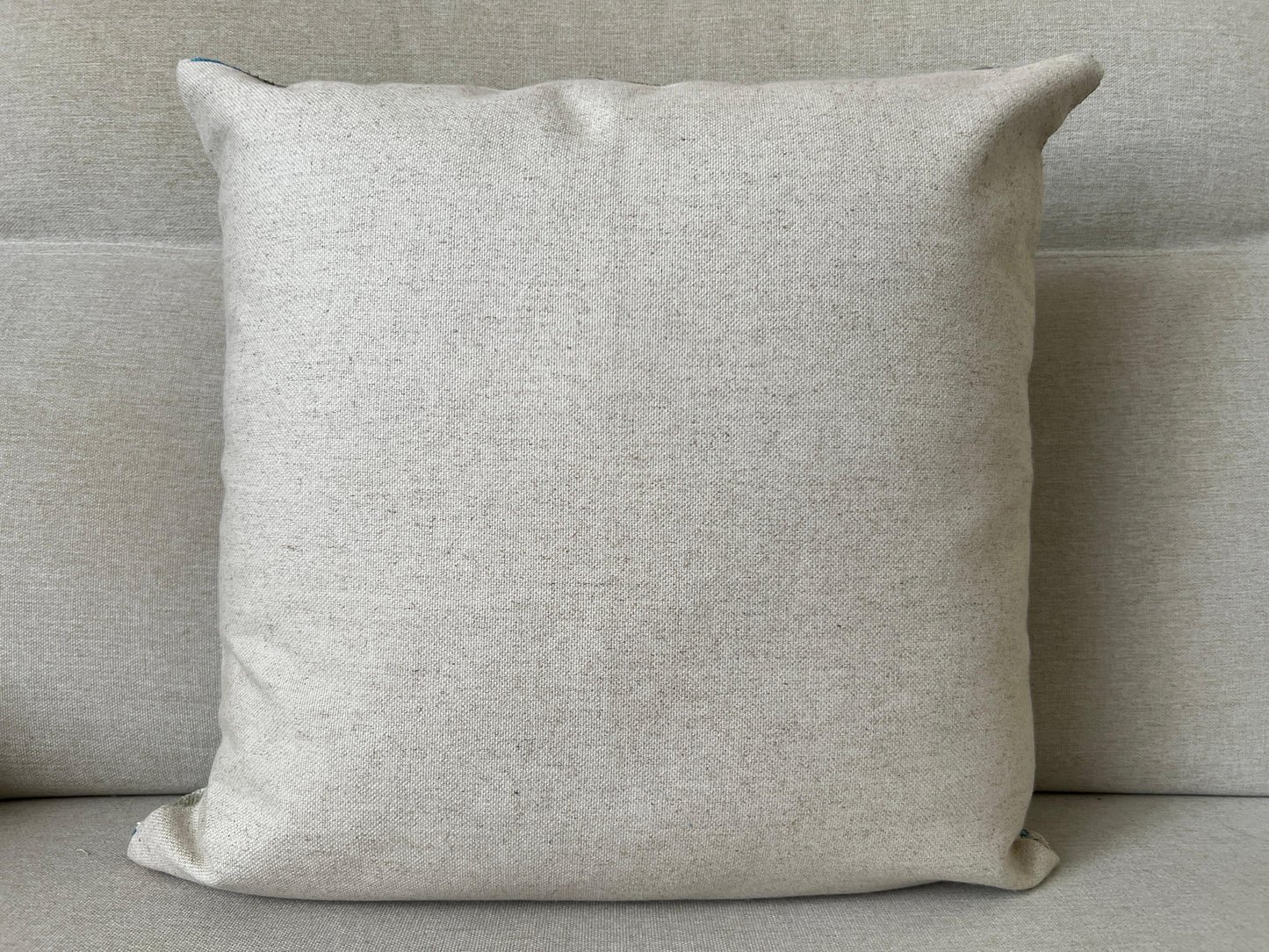 Ikat Velvet silk cushion 50x50cm.