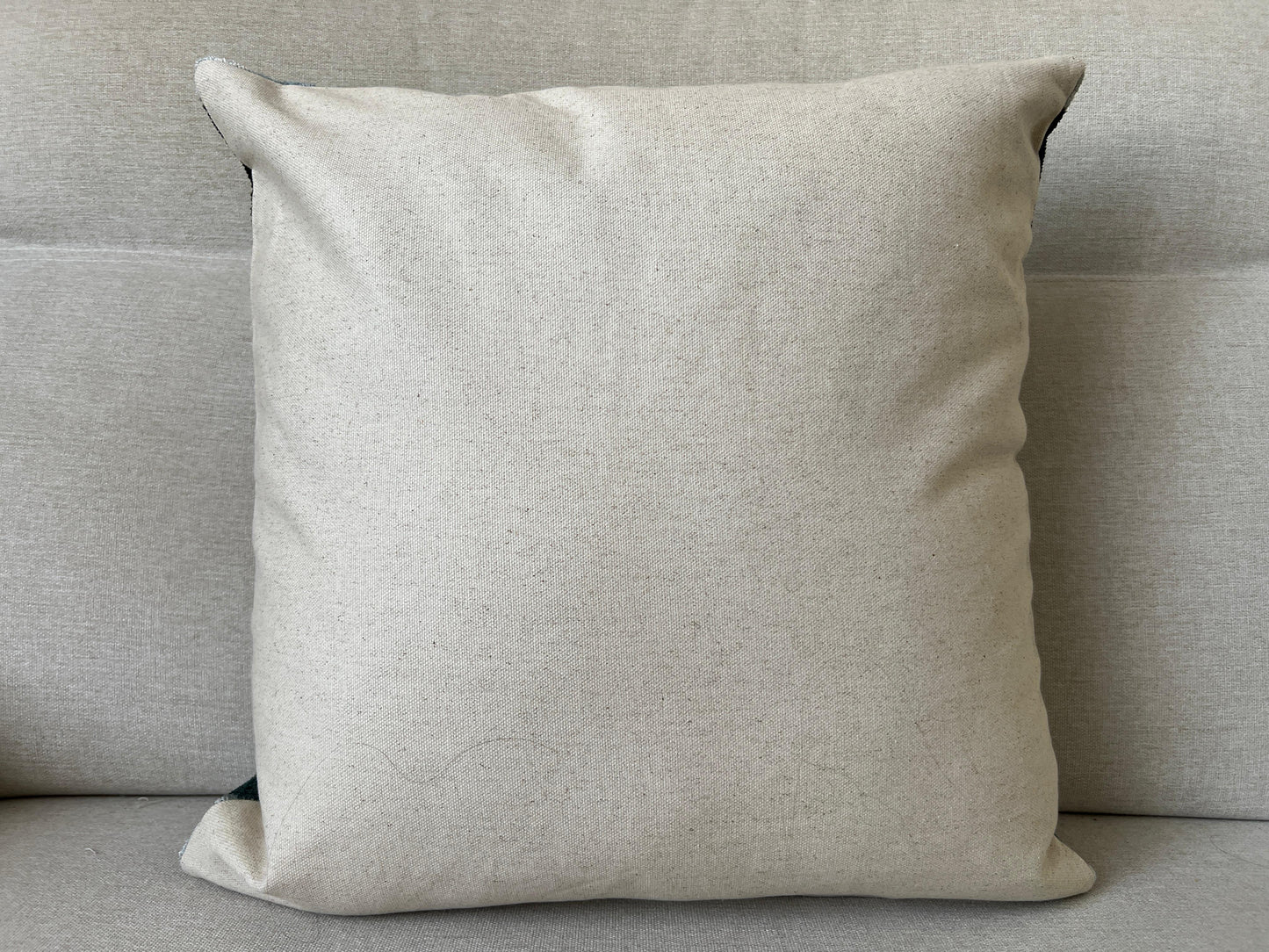 Ikat Velvet silk cushion 50x50cm.