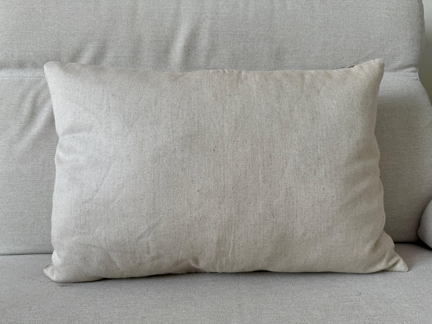 Ikat velvet cushion Hand made (40x60cm)