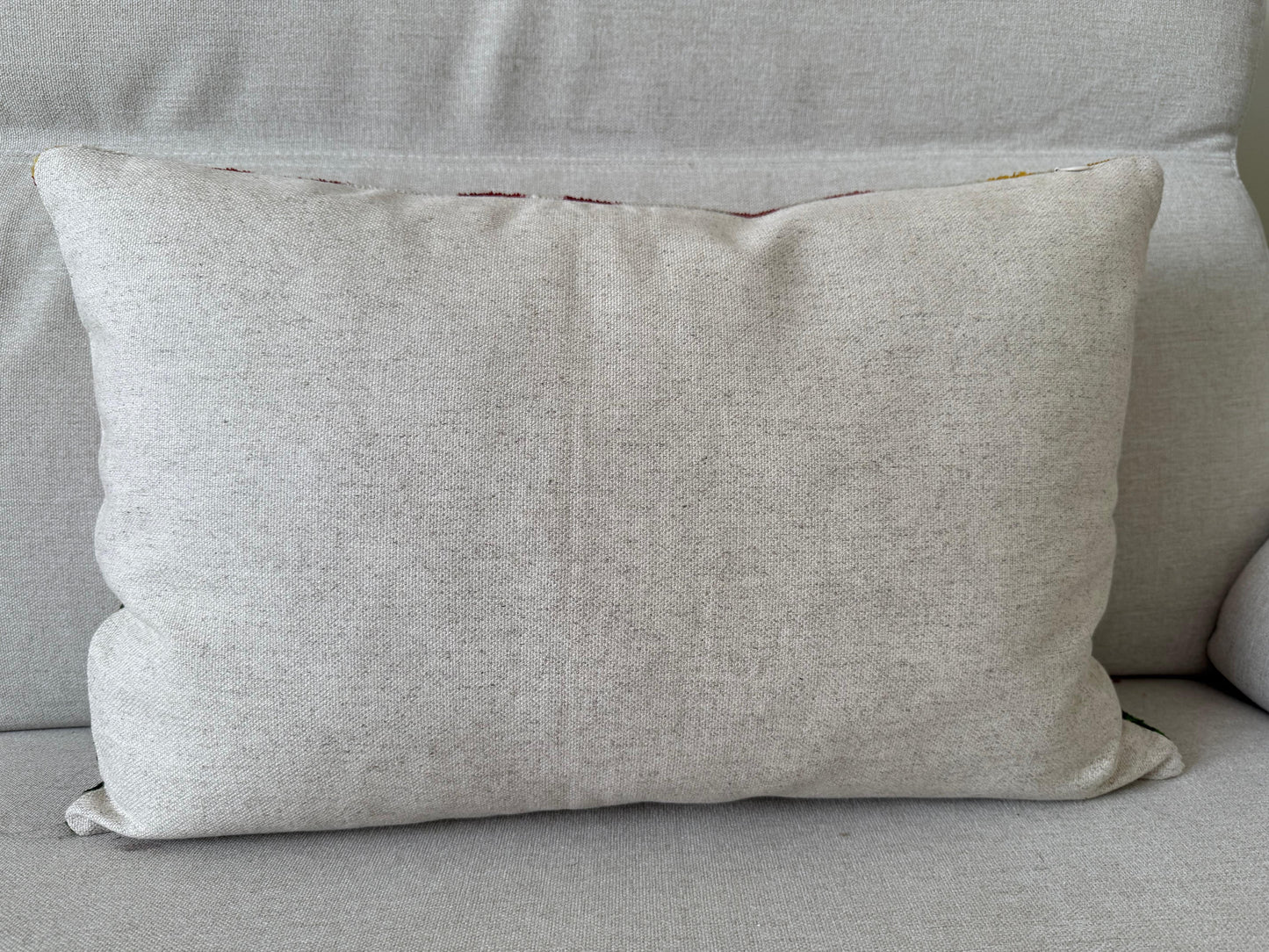 Ikat velvet cushion Hand made (40x60cm)