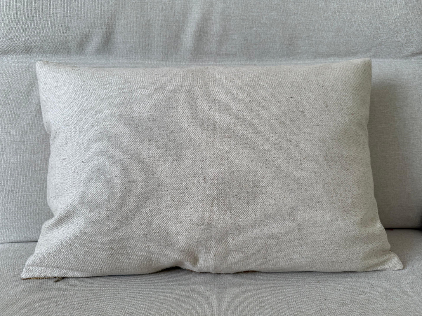 Ikat velvet cushion Hand made (40x60cm)