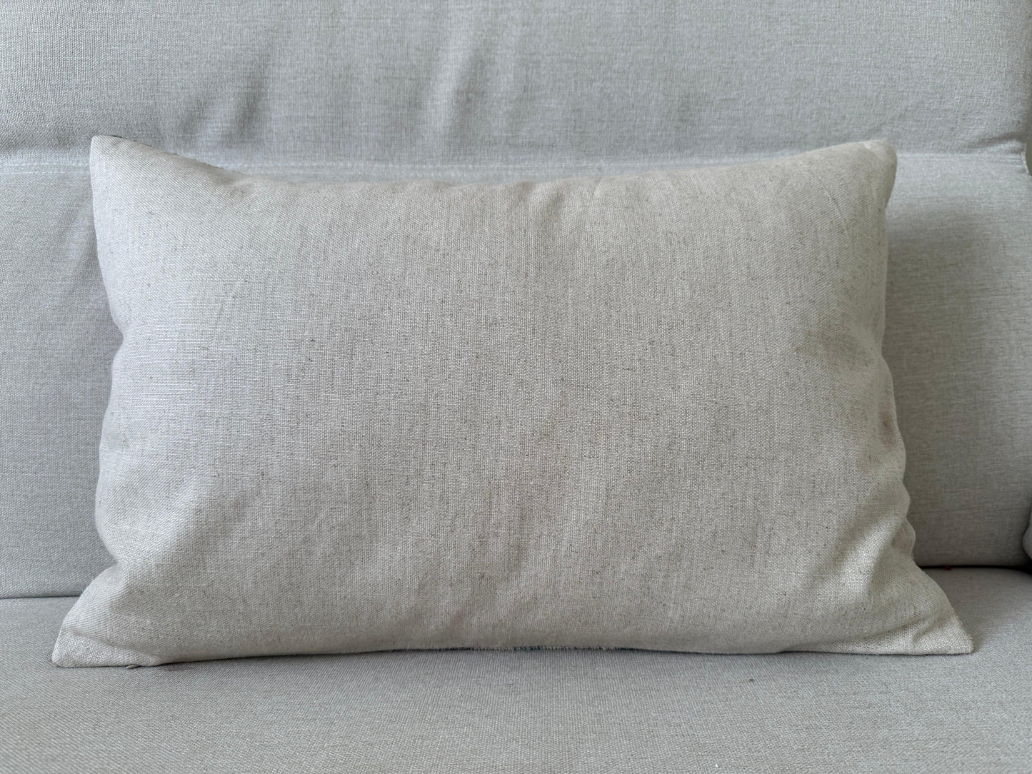 Ikat velvet cushion Hand made (40x60cm)