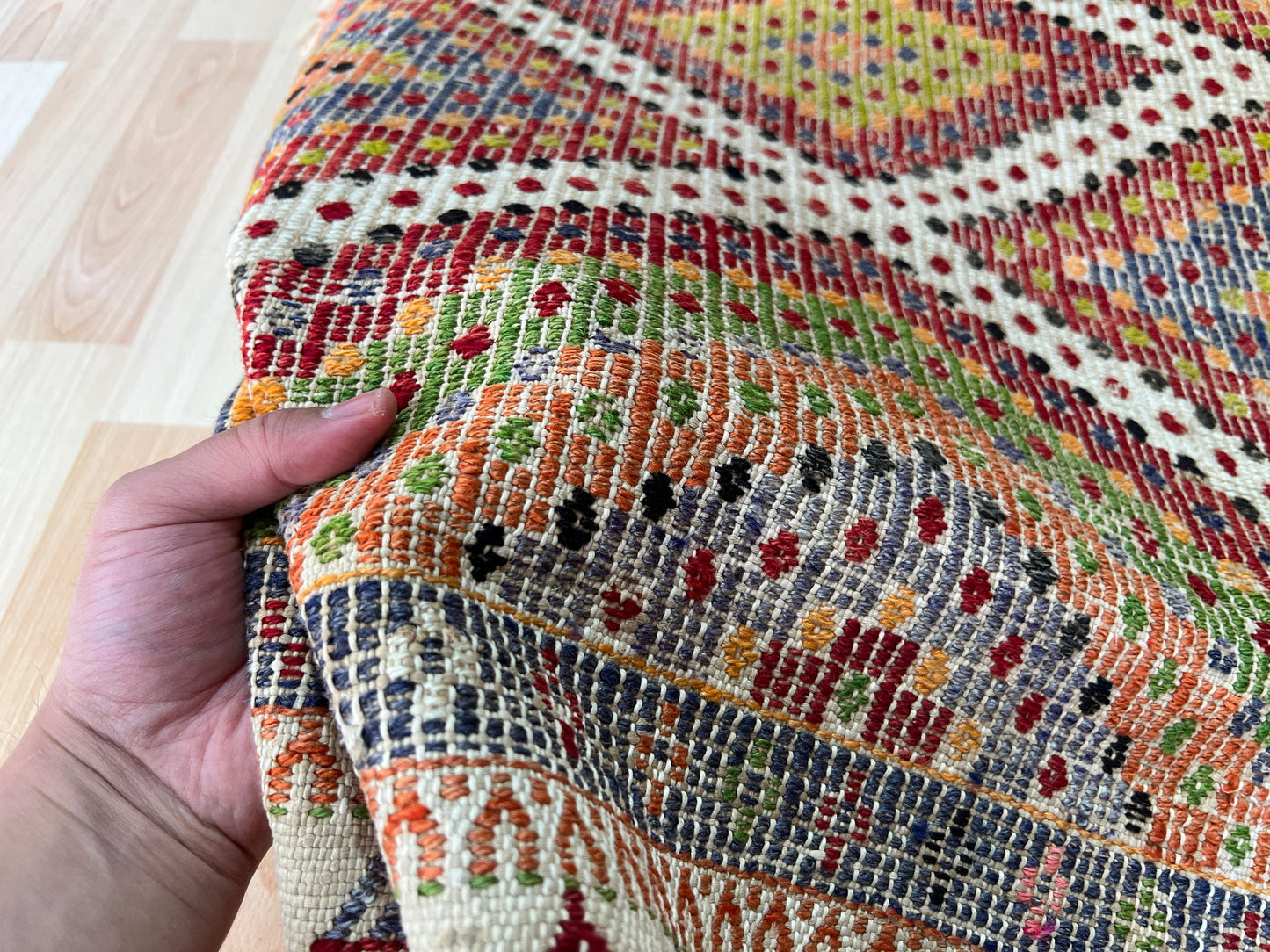Turkish Vintage kilim (222 x 68cm)