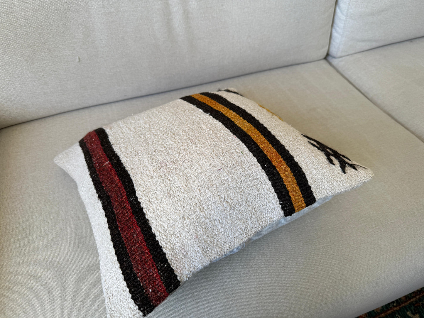 Hamp Hand woven Kilim cushion cover (40x40cm)