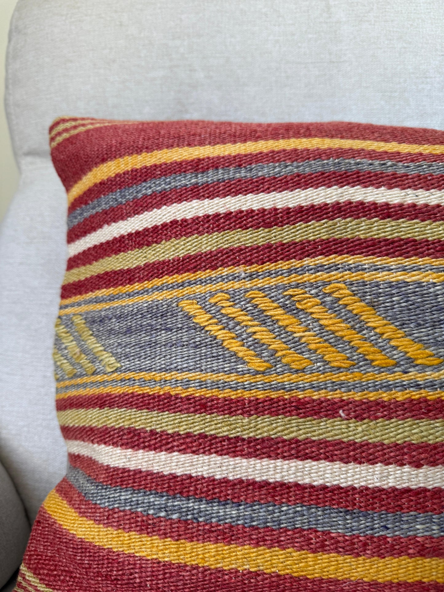 Turkish Hand woven Kilim cushion cover (40x40cm)