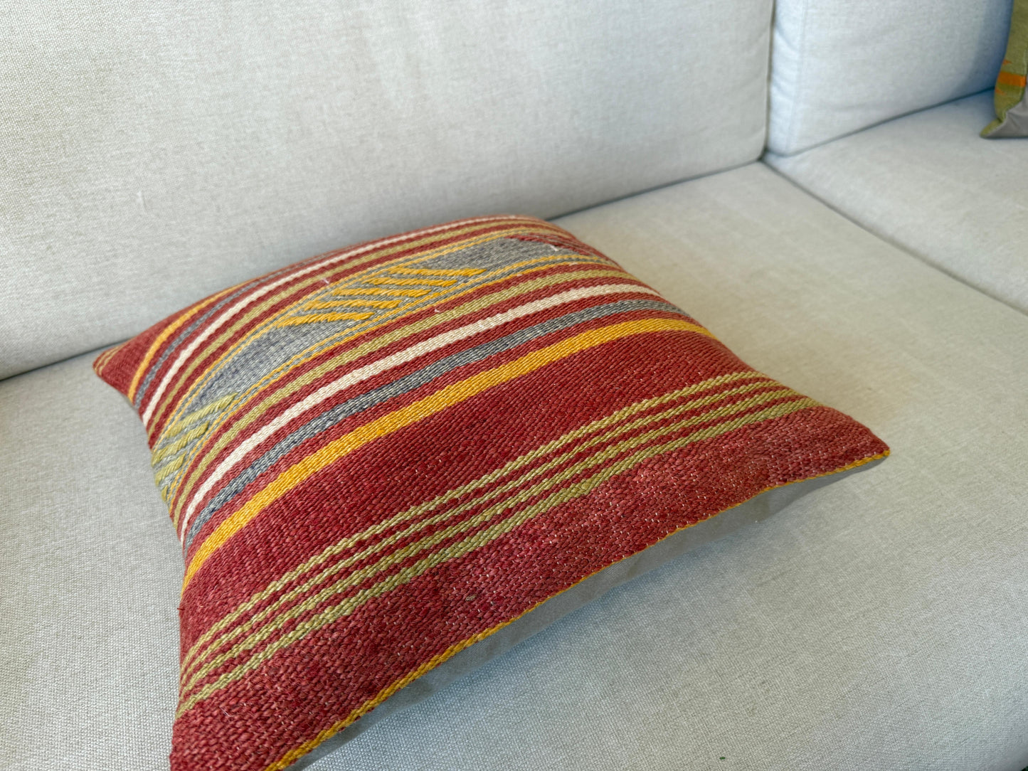 Turkish Hand woven Kilim cushion cover (40x40cm)