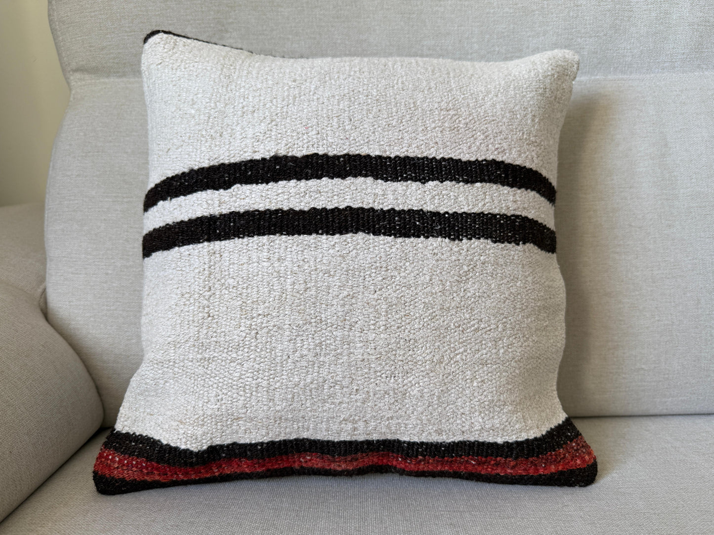 Hamp Hand woven Kilim cushion cover (40x40cm)