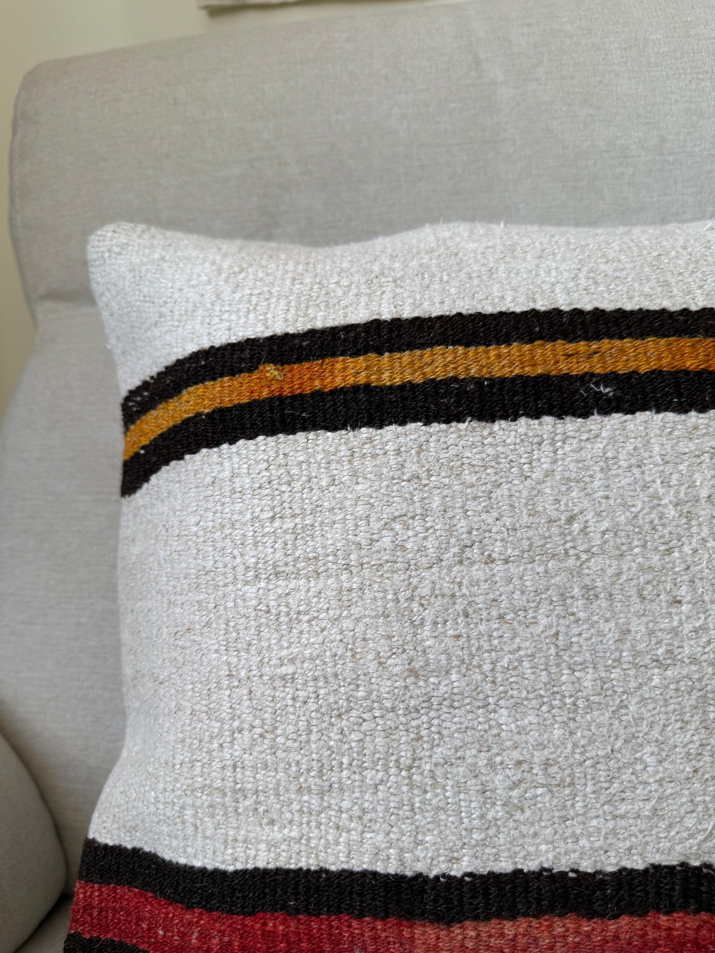 Hamp Hand woven Kilim cushion cover (40x40cm)