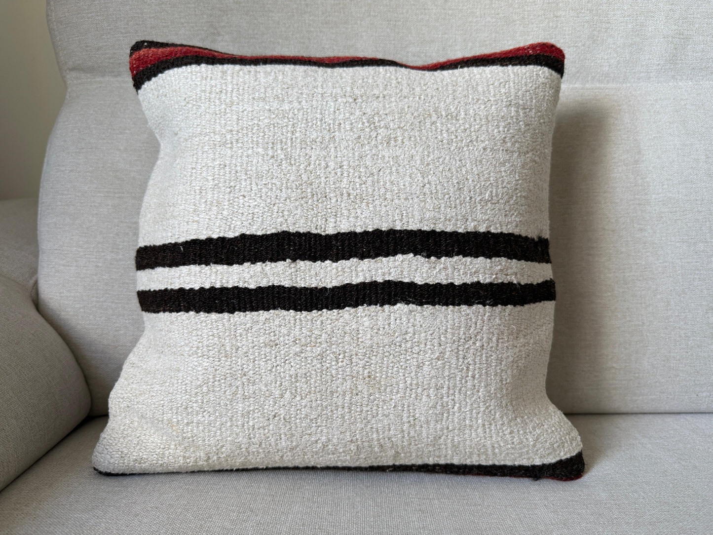 Hamp Hand woven Kilim cushion cover (40x40cm)