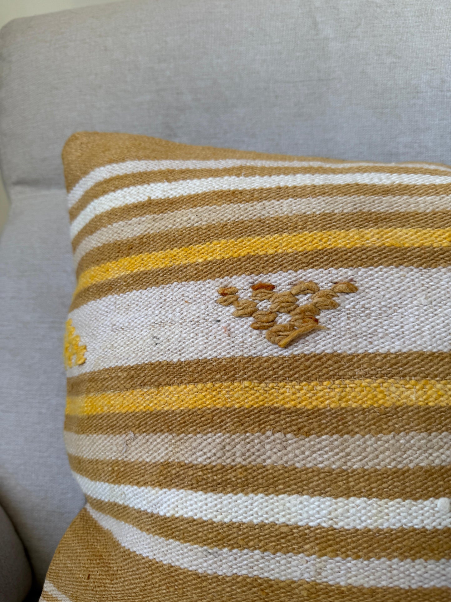 Turkish Hand woven Kilim cushion cover (40x40cm)