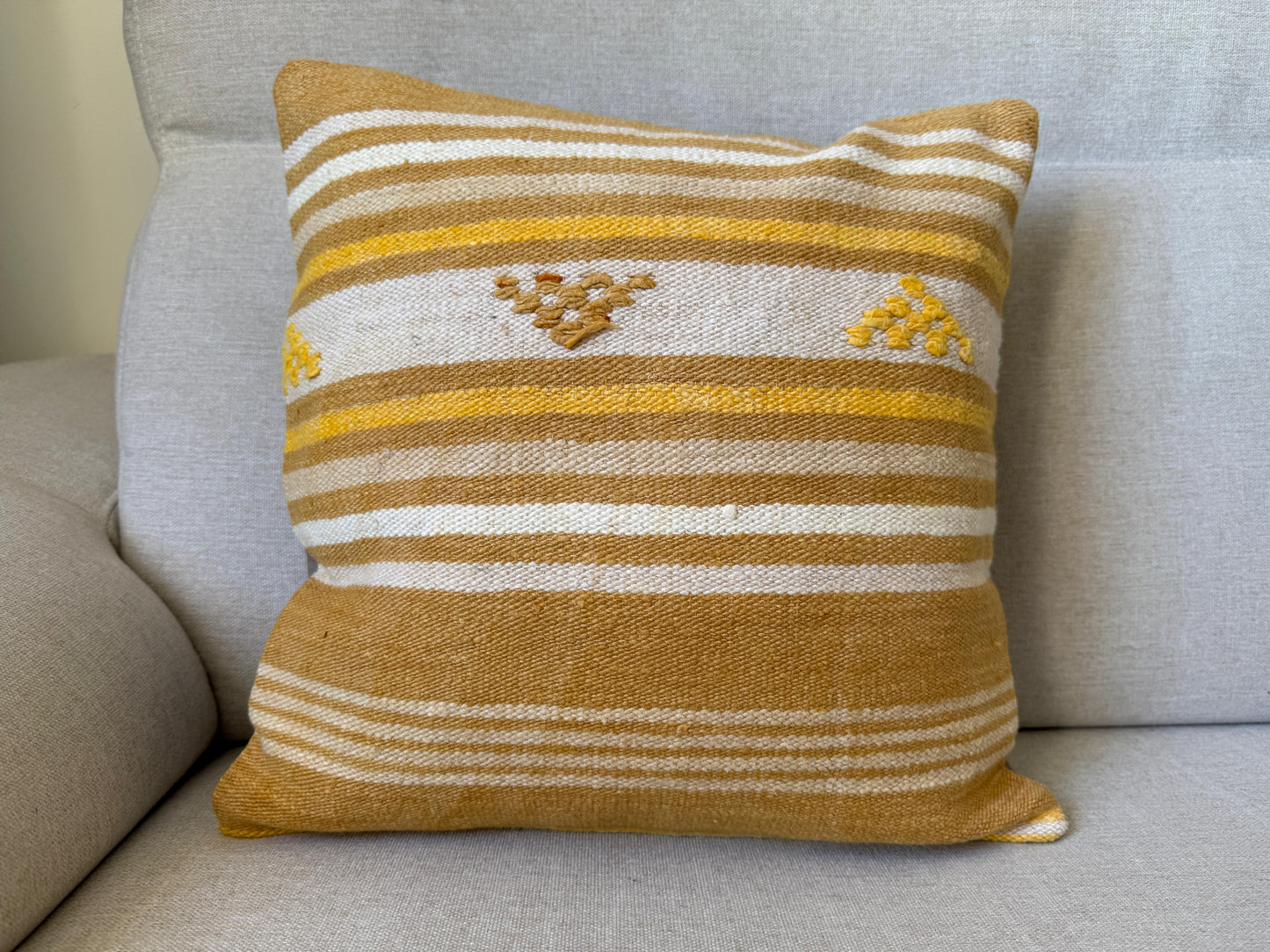 Turkish Hand woven Kilim cushion cover (40x40cm)