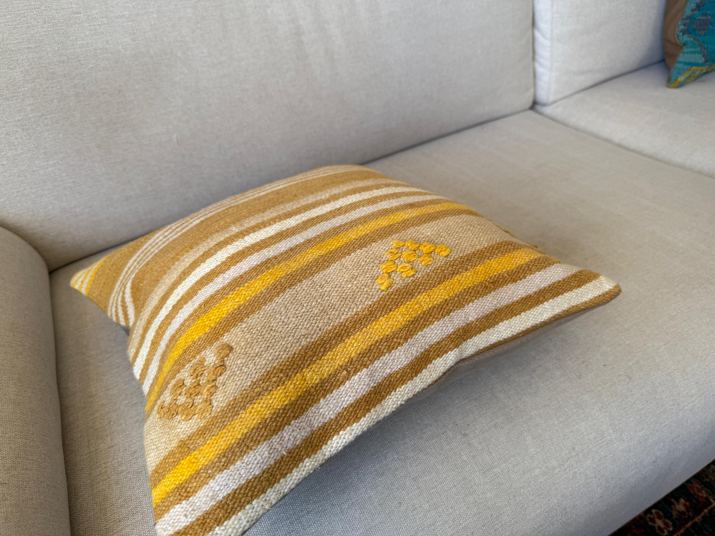 Turkish Hand woven Kilim cushion cover (40x40cm)