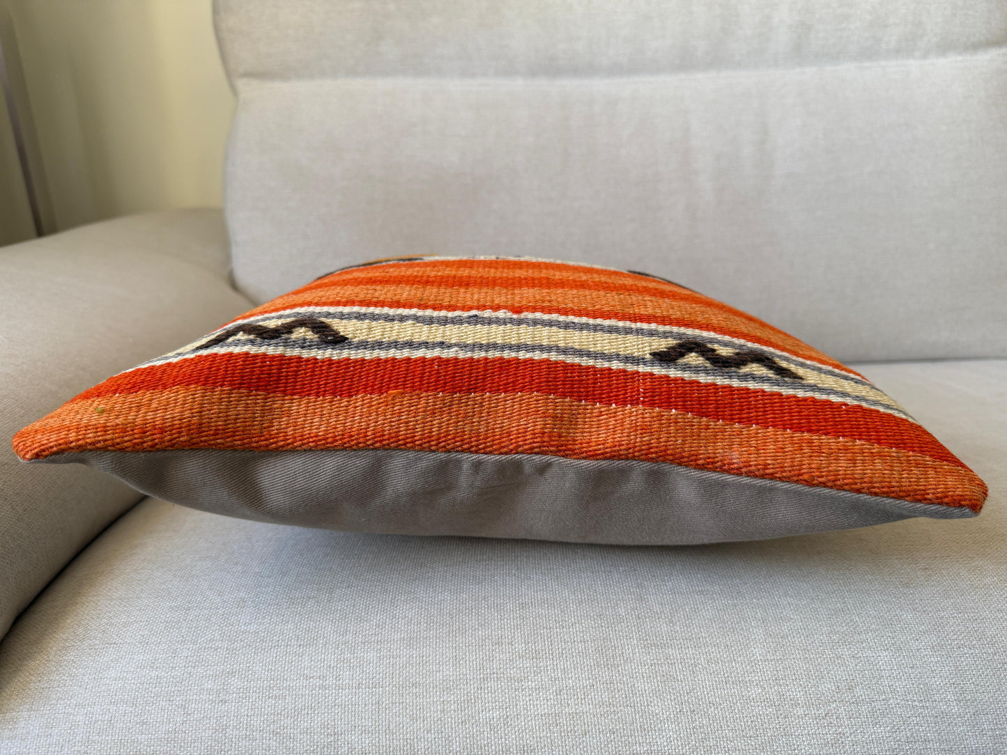 Turkish Hand woven Kilim cushion cover (40x40cm)