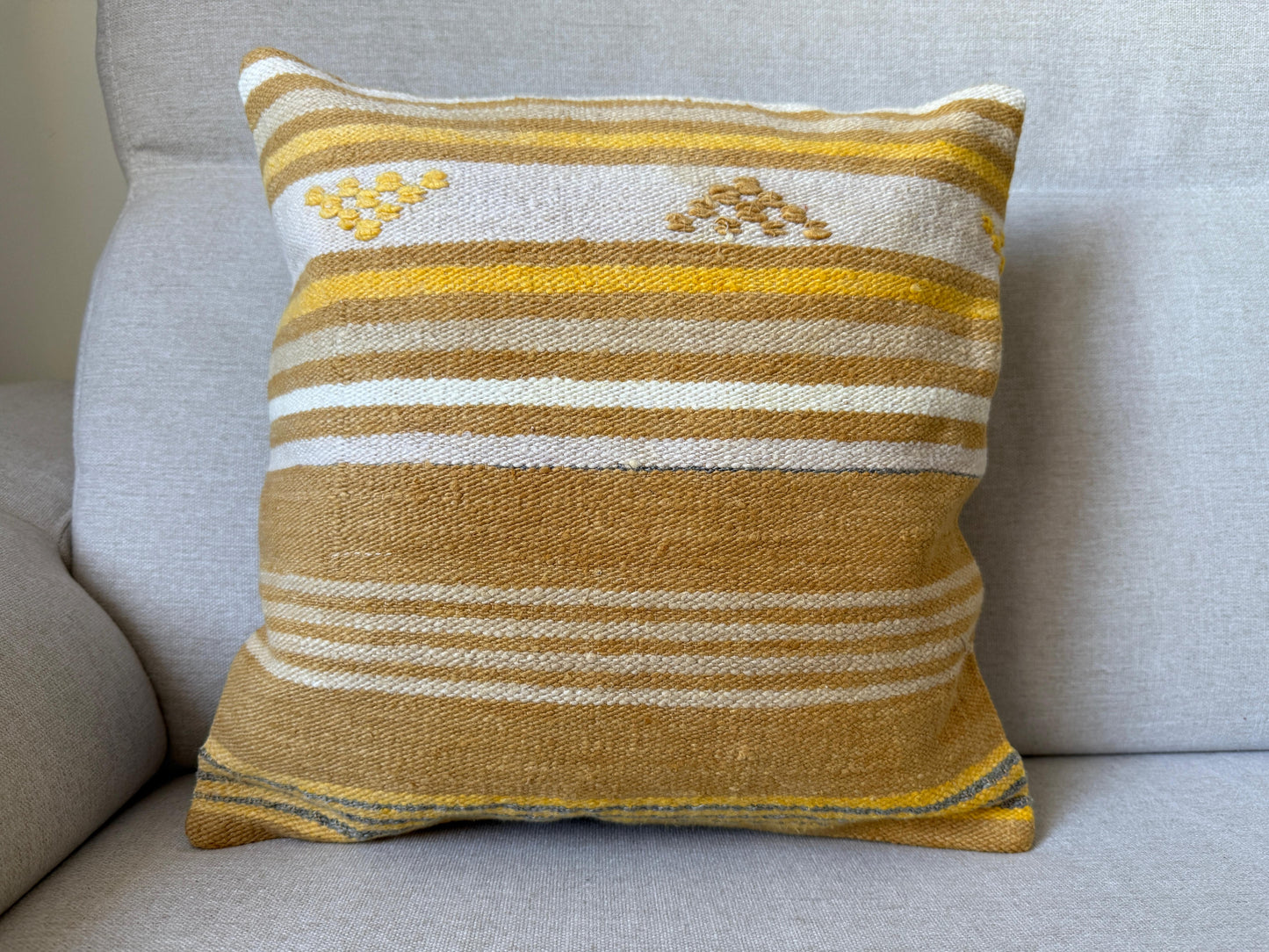 Turkish Hand woven Kilim cushion cover (40x40cm)
