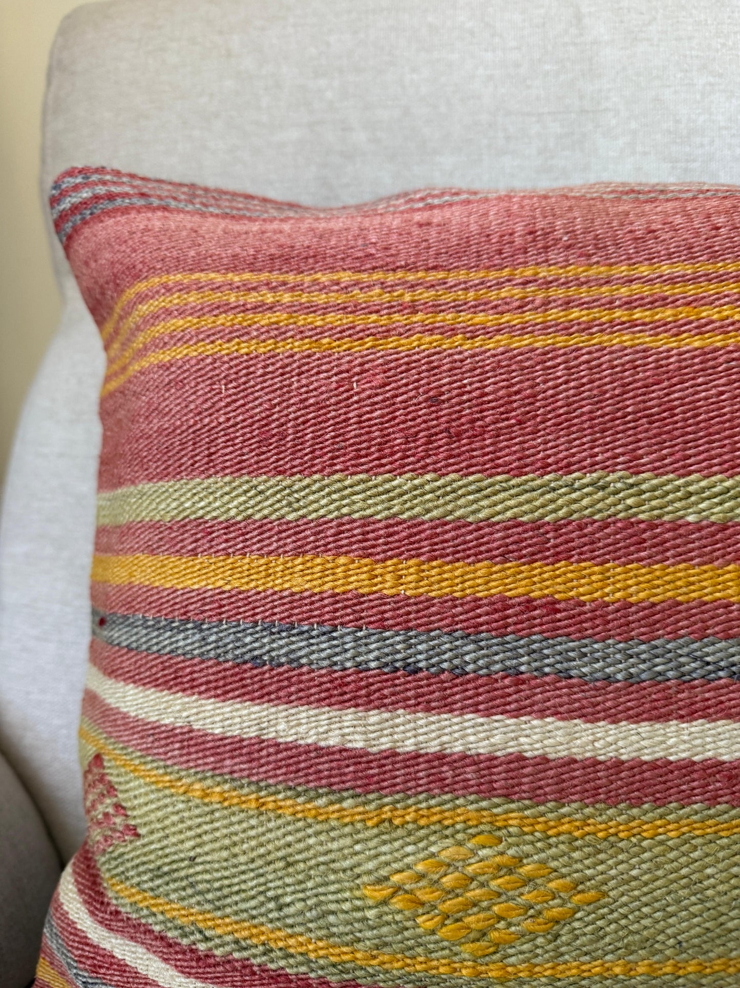 Turkish Hand woven Kilim cushion cover (40x40cm)