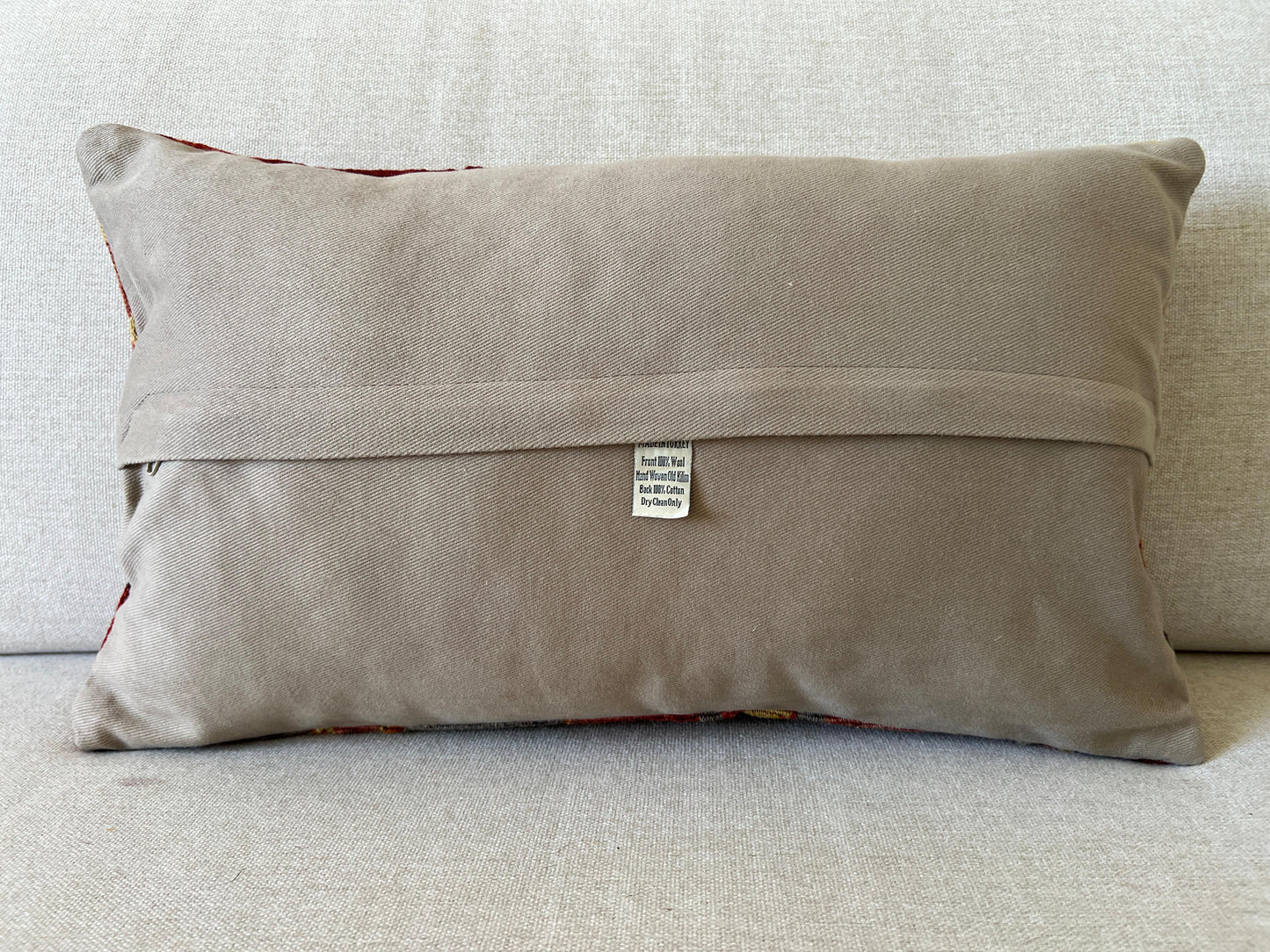 Hand woven Kilim cushion cover (50x30cm)