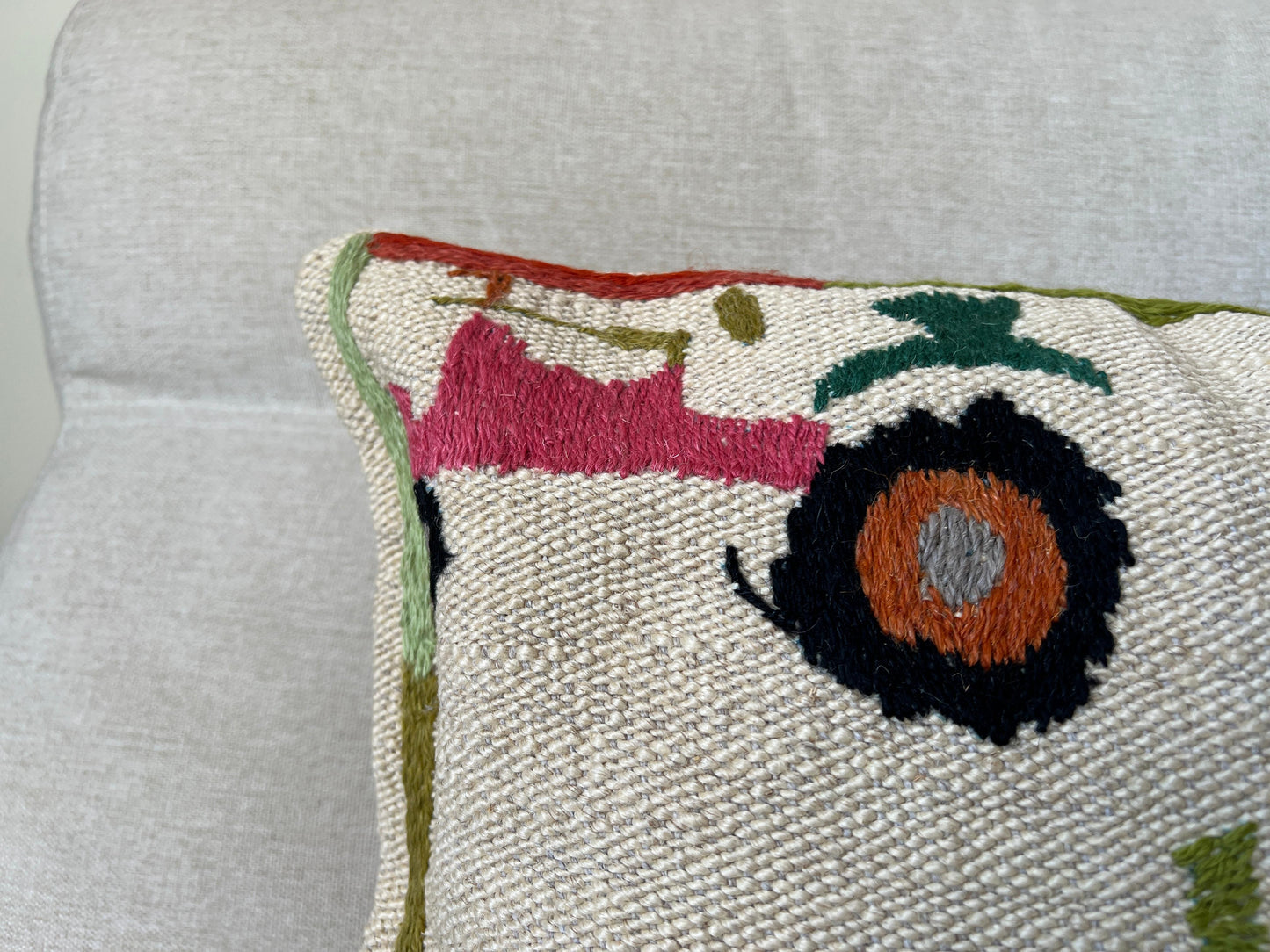 Suzani Kilim cushion cover (50x50cm)