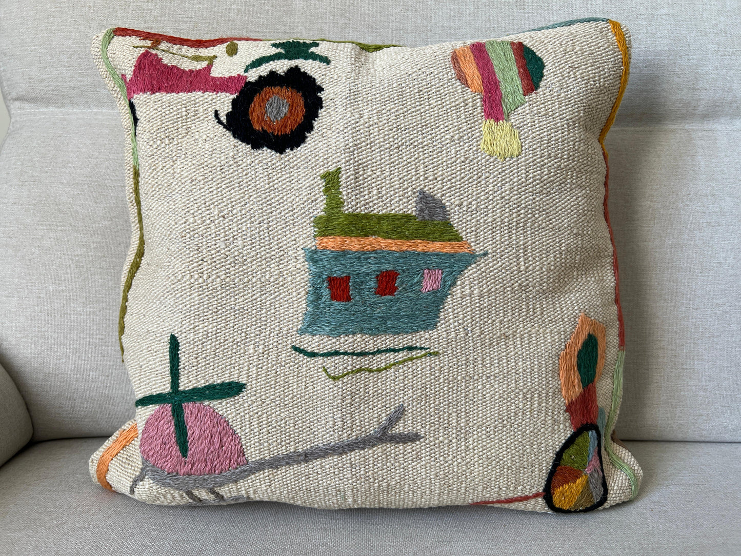 Suzani Kilim cushion cover (50x50cm)