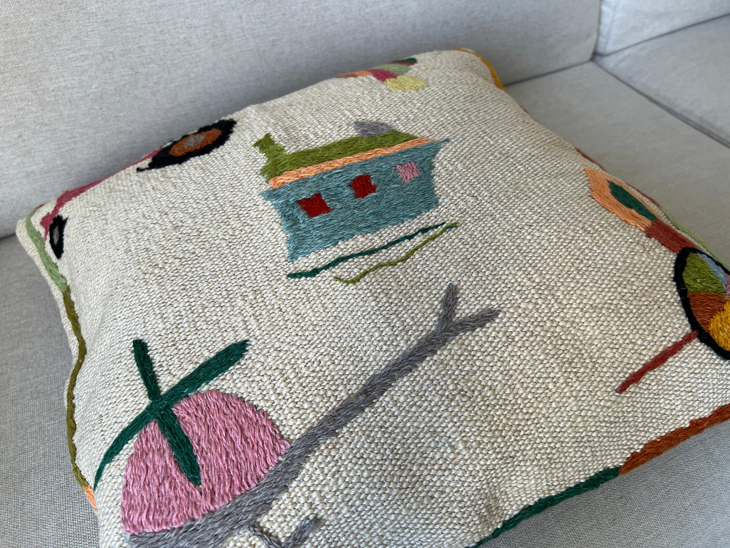 Suzani Kilim cushion cover (50x50cm)