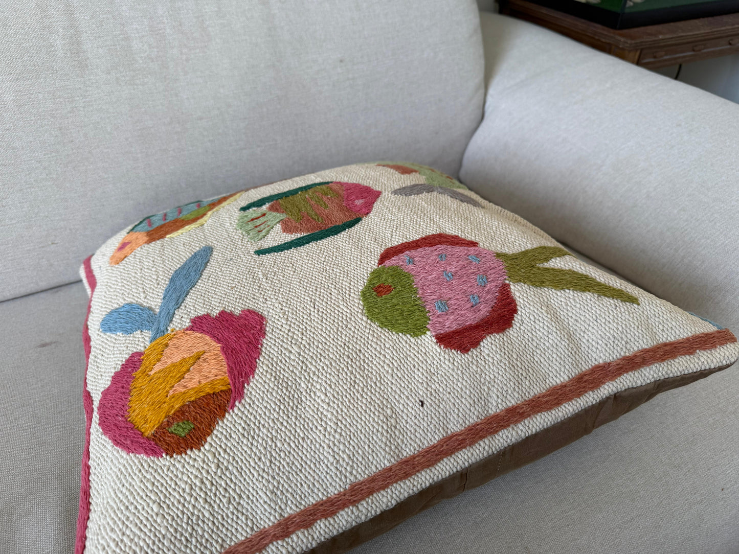 Suzani Kilim cushion cover (50x50cm)