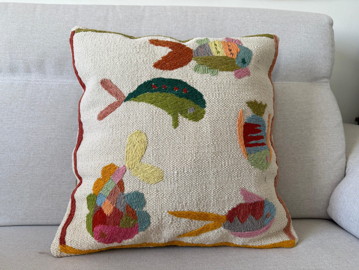 Suzani Kilim cushion cover (50x50cm)