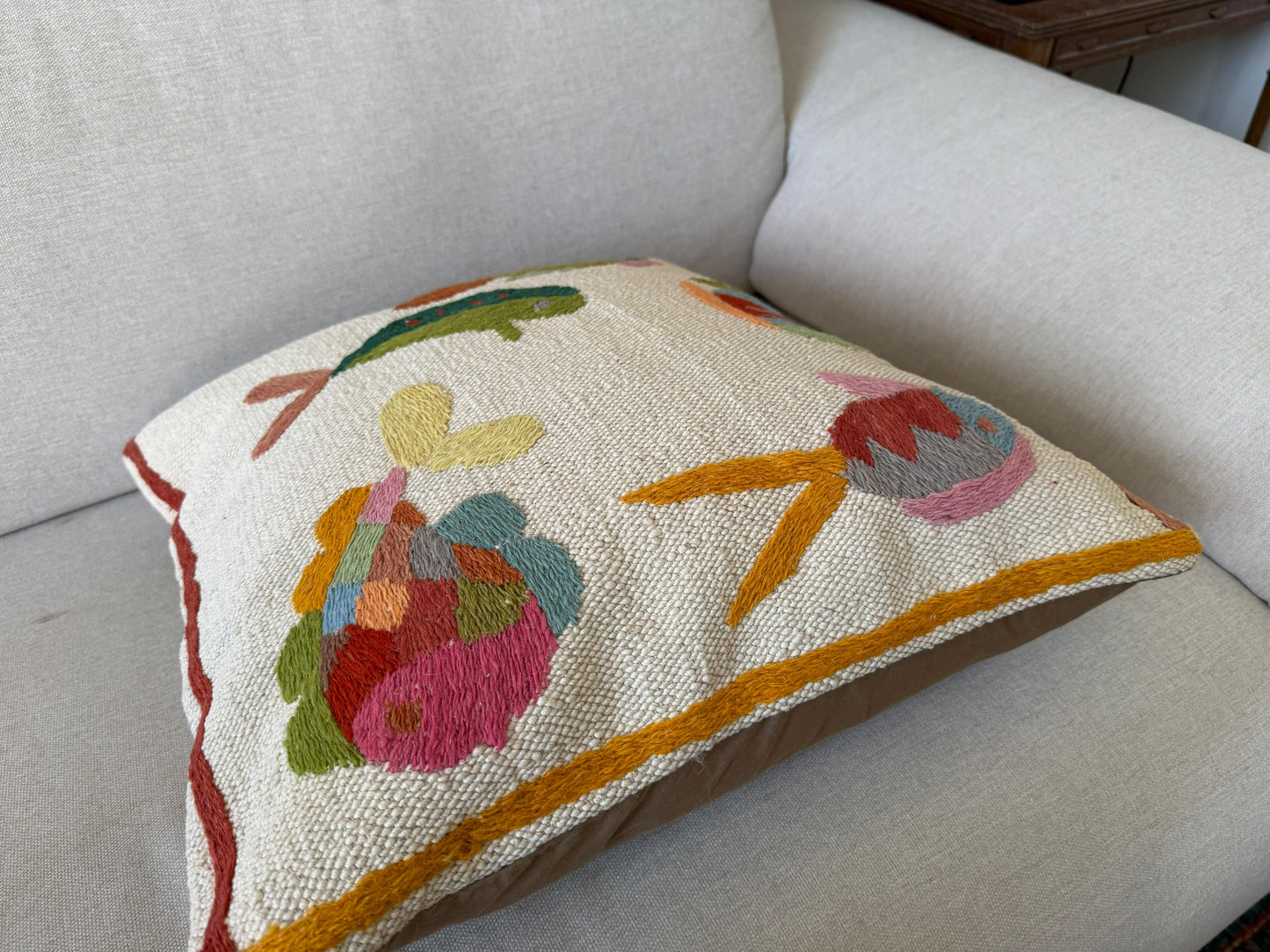 Suzani Kilim cushion cover (50x50cm)