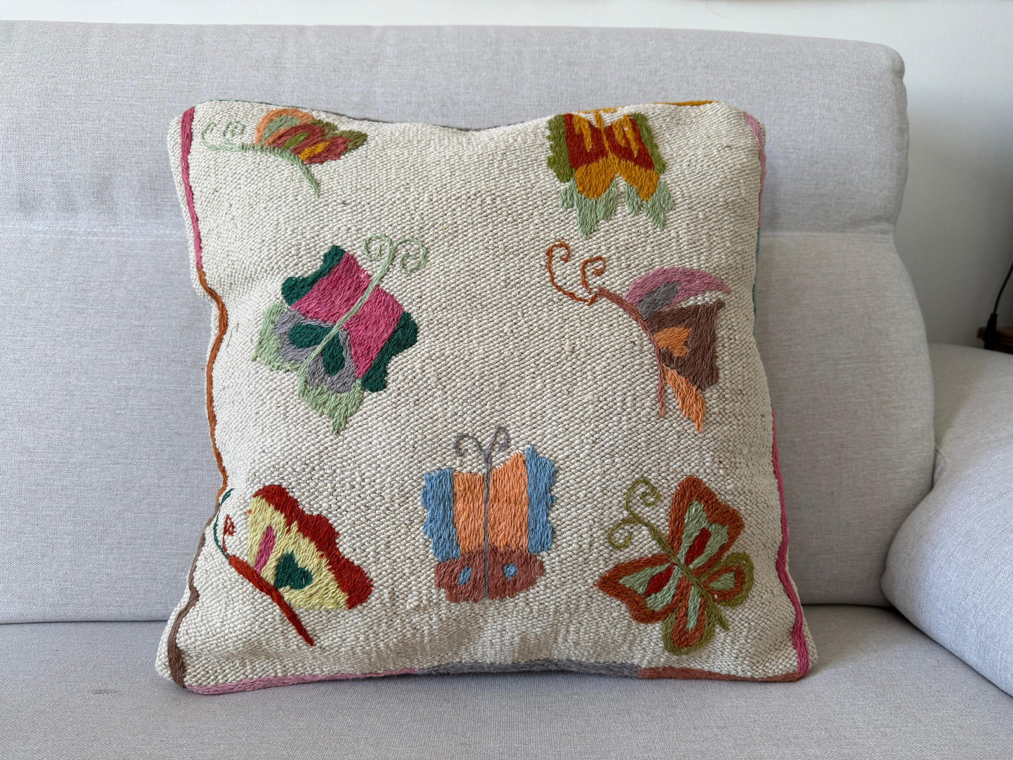 Suzani Kilim cushion cover (50x50cm)