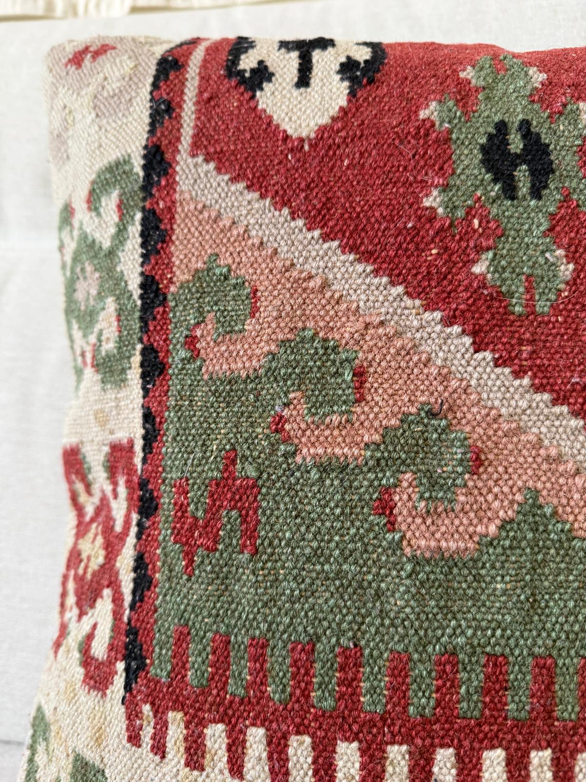 Hand woven Kilim cushion cover (50x50cm)