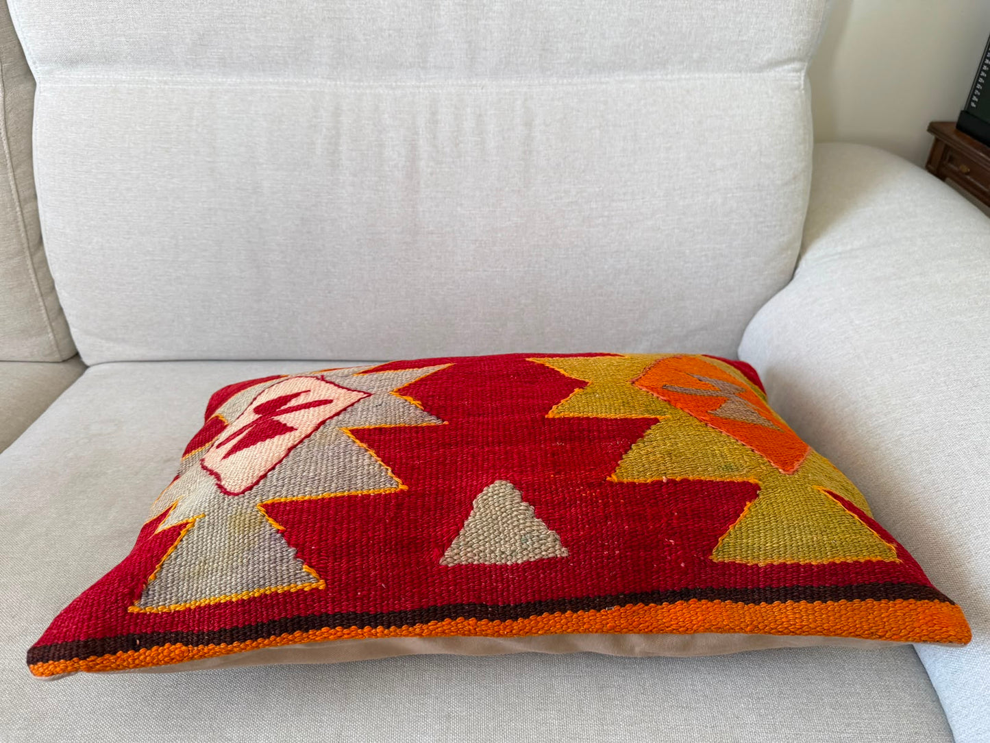 Hand woven Kilim cushion cover (60x40cm)
