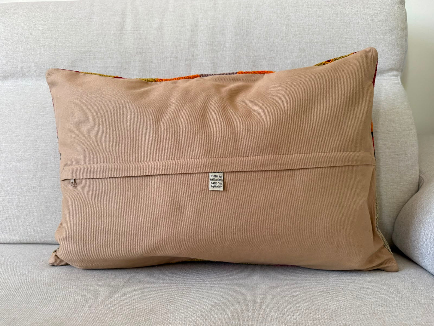 Hand woven Kilim cushion cover (60x40cm)
