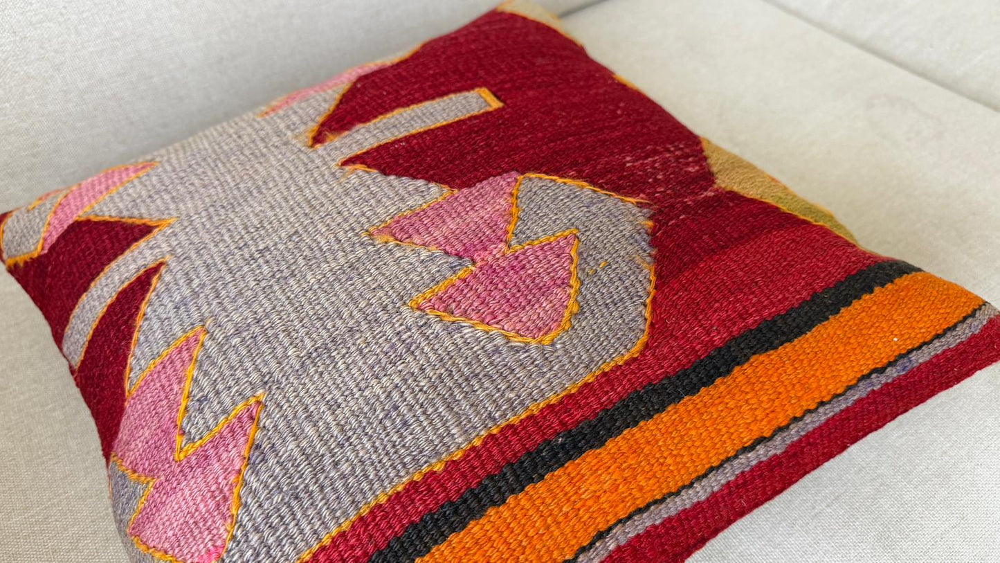 Hand woven Kilim cushion cover (50x50cm)