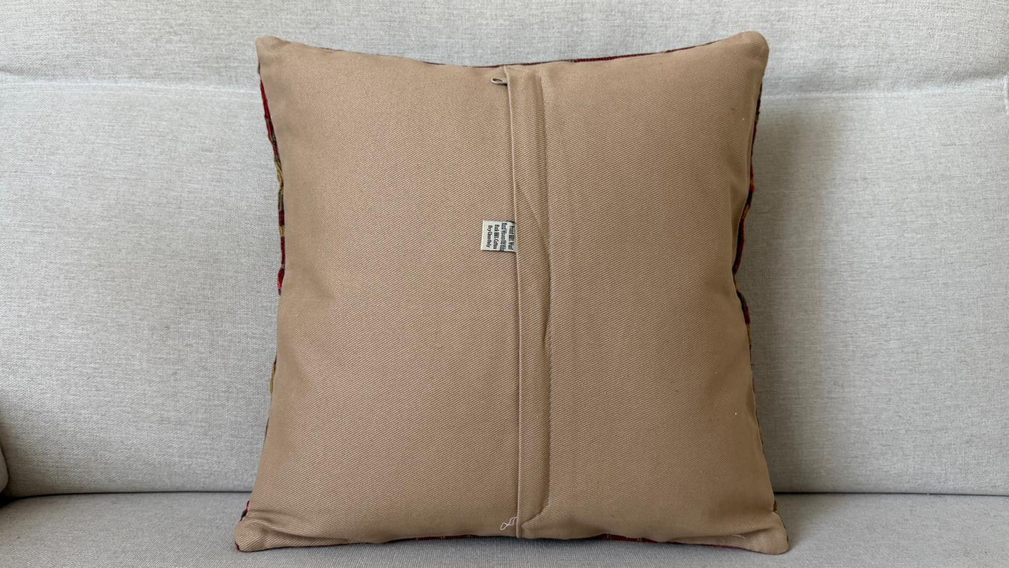 Hand woven Kilim cushion cover (40x40cm)