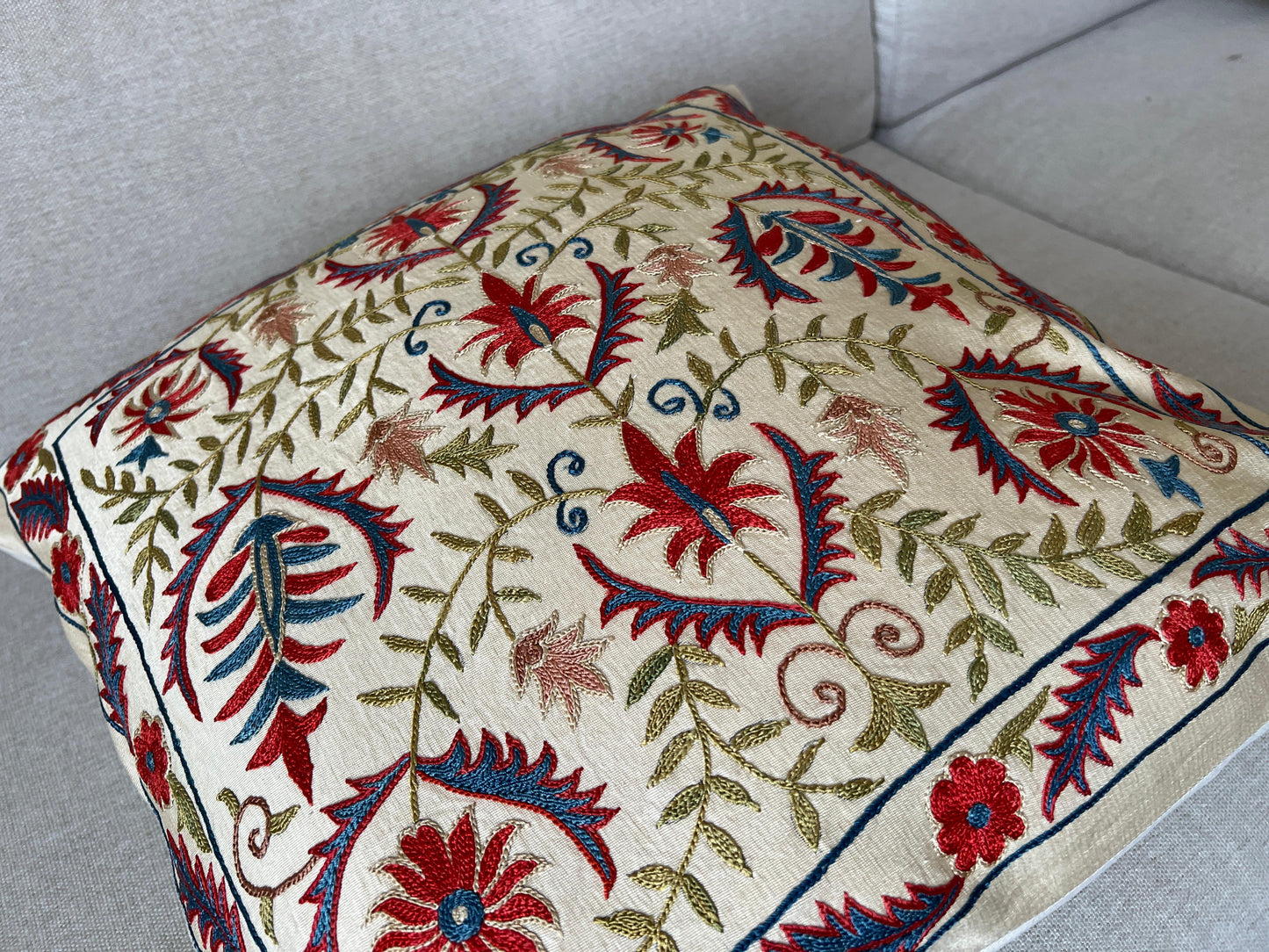 Suzani Pure Silk cushion