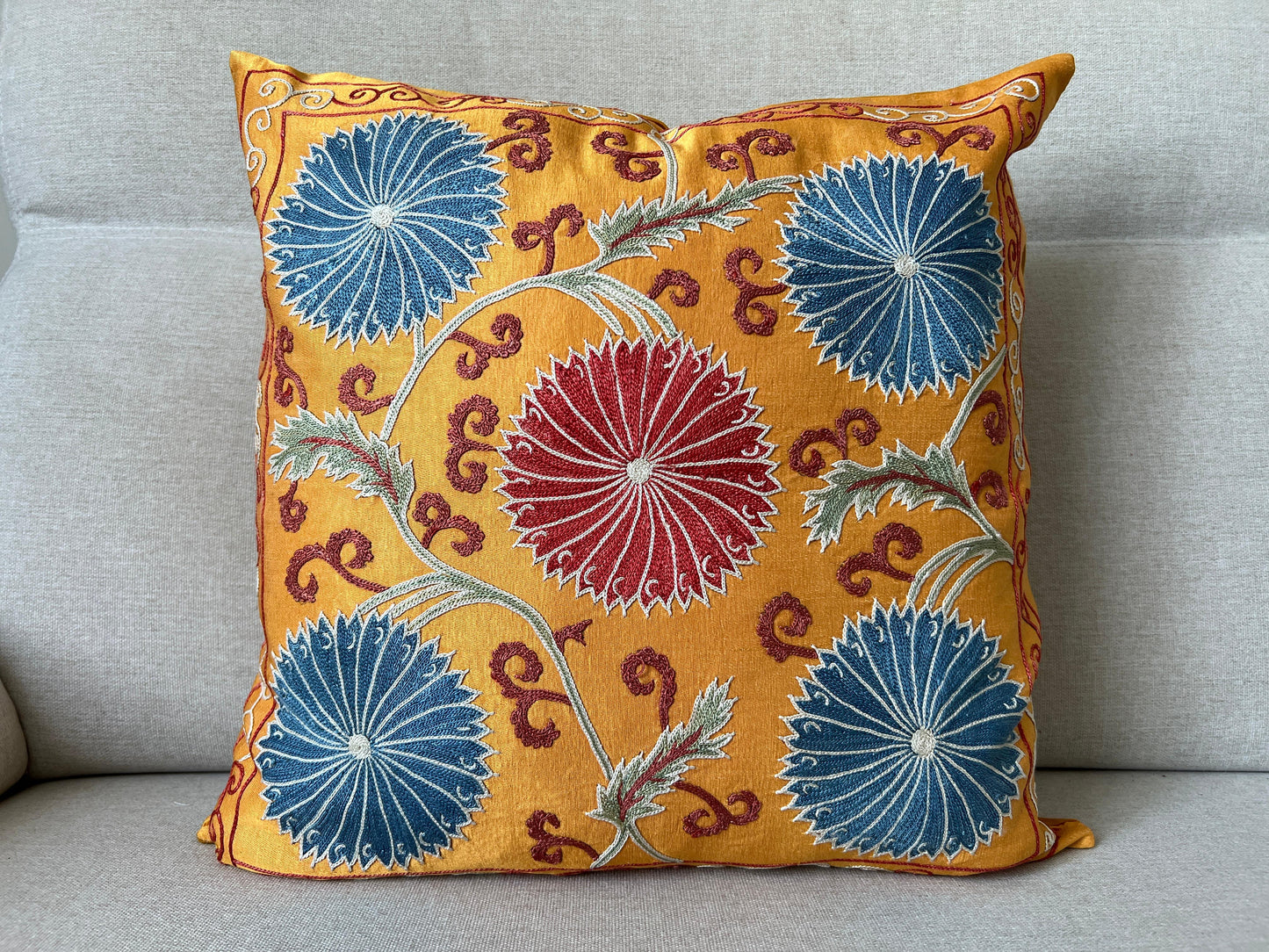 Suzani Pure Silk cushion