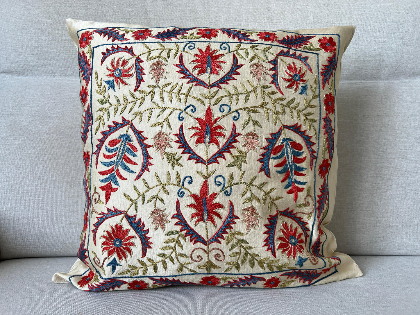 Suzani Pure Silk cushion