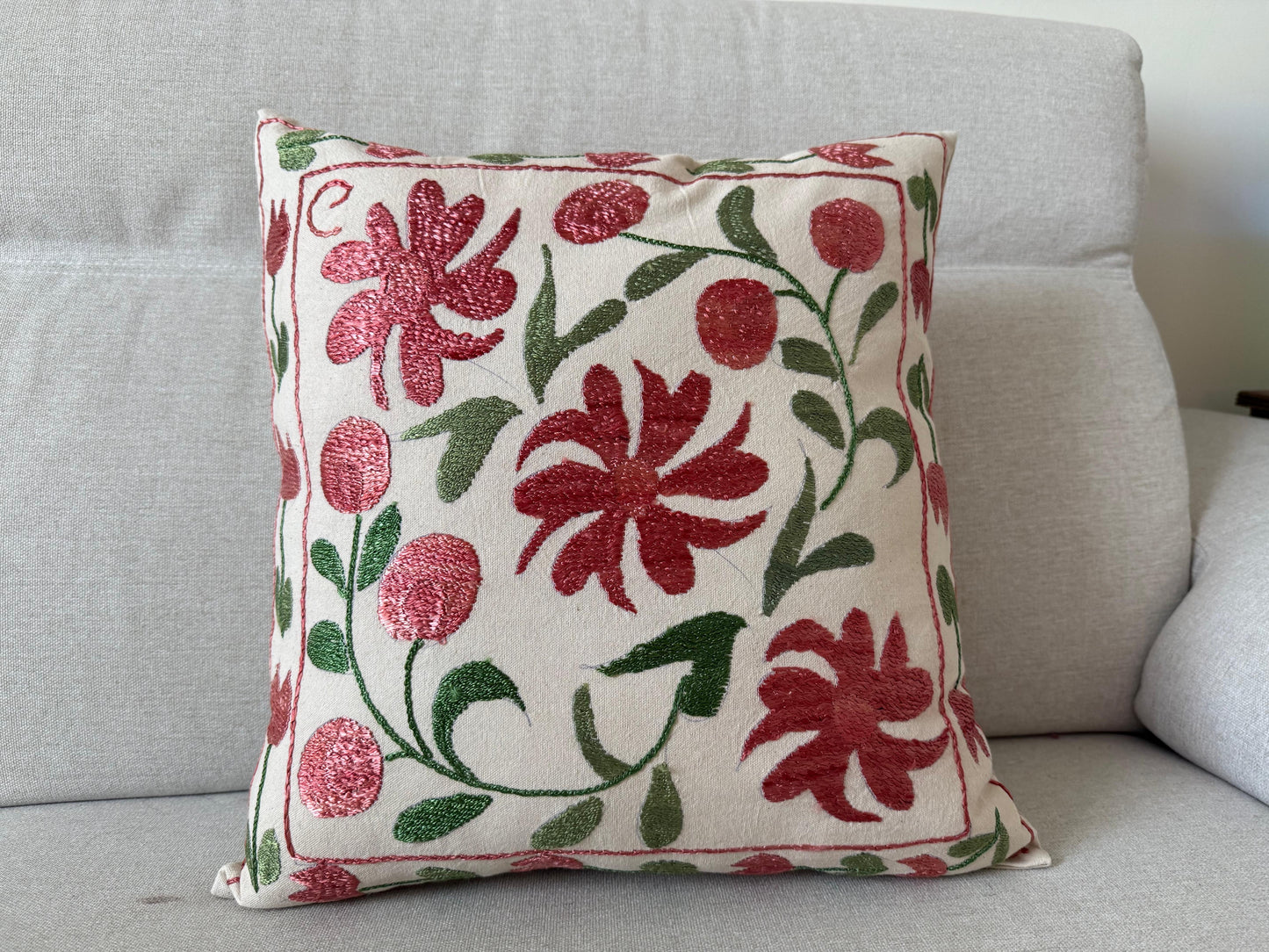Suzani Hand Embroidered Cushion