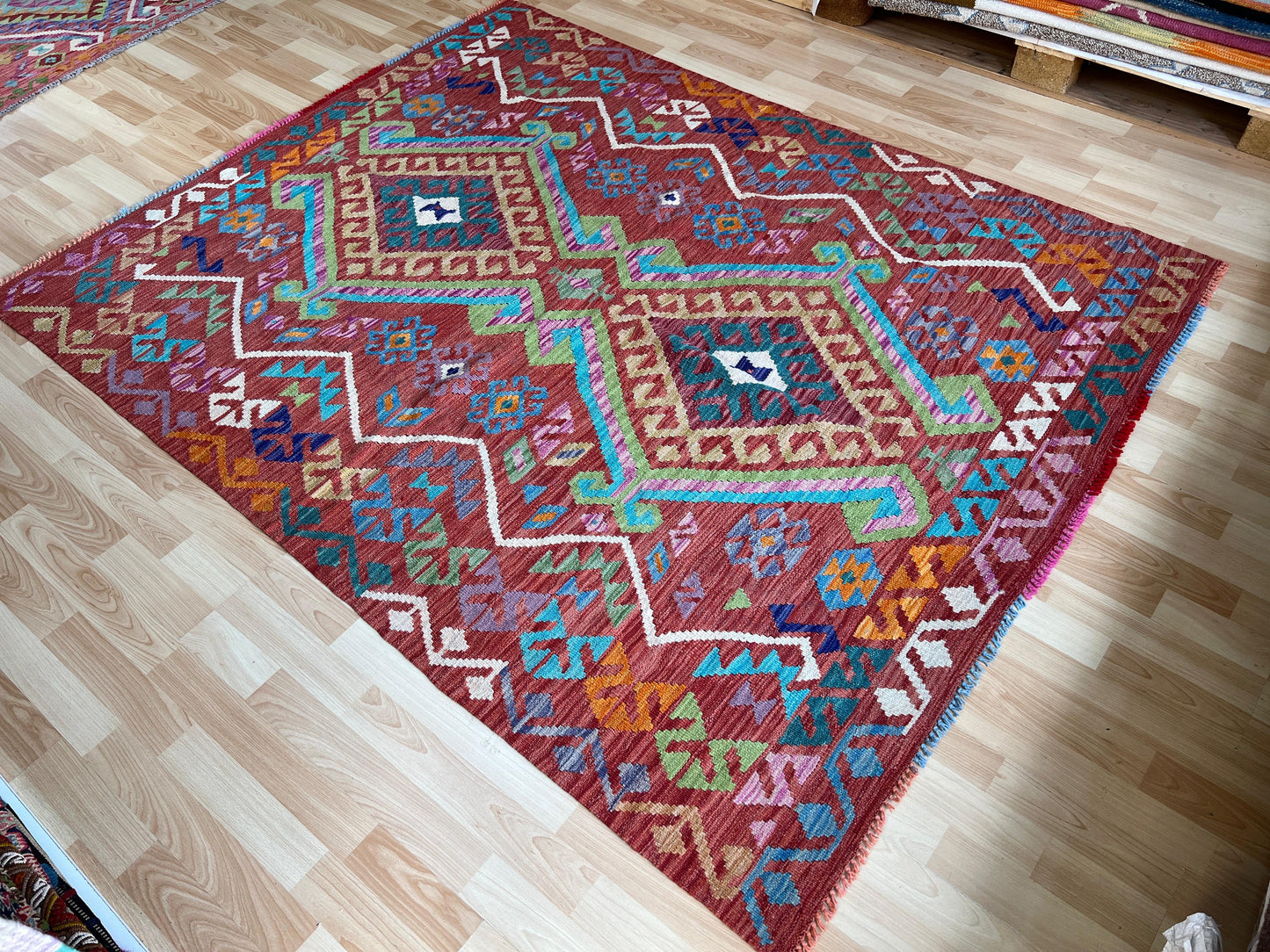 Classic Afghan Maimana Kilim